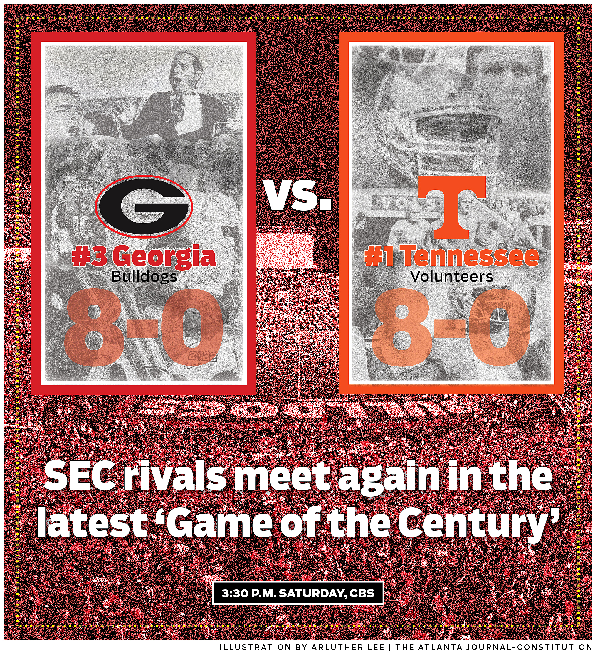 5 things to know ahead of Georgia-Tennessee