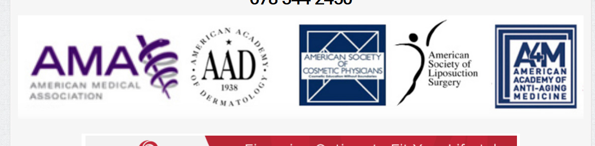 These logos appear at the bottom of Dr. Windell Boutte's website. Elsewhere her site says she is "board certified in BOTH SURGERY & DERMATOLOGY." Boutte is board-certified by the highly-regarded American Board of Dermatology. But she is not a board-certified plastic surgeon or general surgeon. Georgia recently repealed a law that required doctors who advertised themselves as board certified to list the full name of their certifying board and the law limited doctors to advertising their board certification only if they are members of a select group of highly-respected boards, primarily those associated with the American Board of Medical Specialties or the American Osteopathic Association. After complaints from some doctors, the law was repealed. (bouttecontour.com)