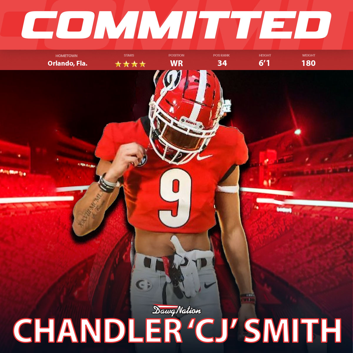 BREAKING Hyperfast 4 star WR Chandler Smith has made his college