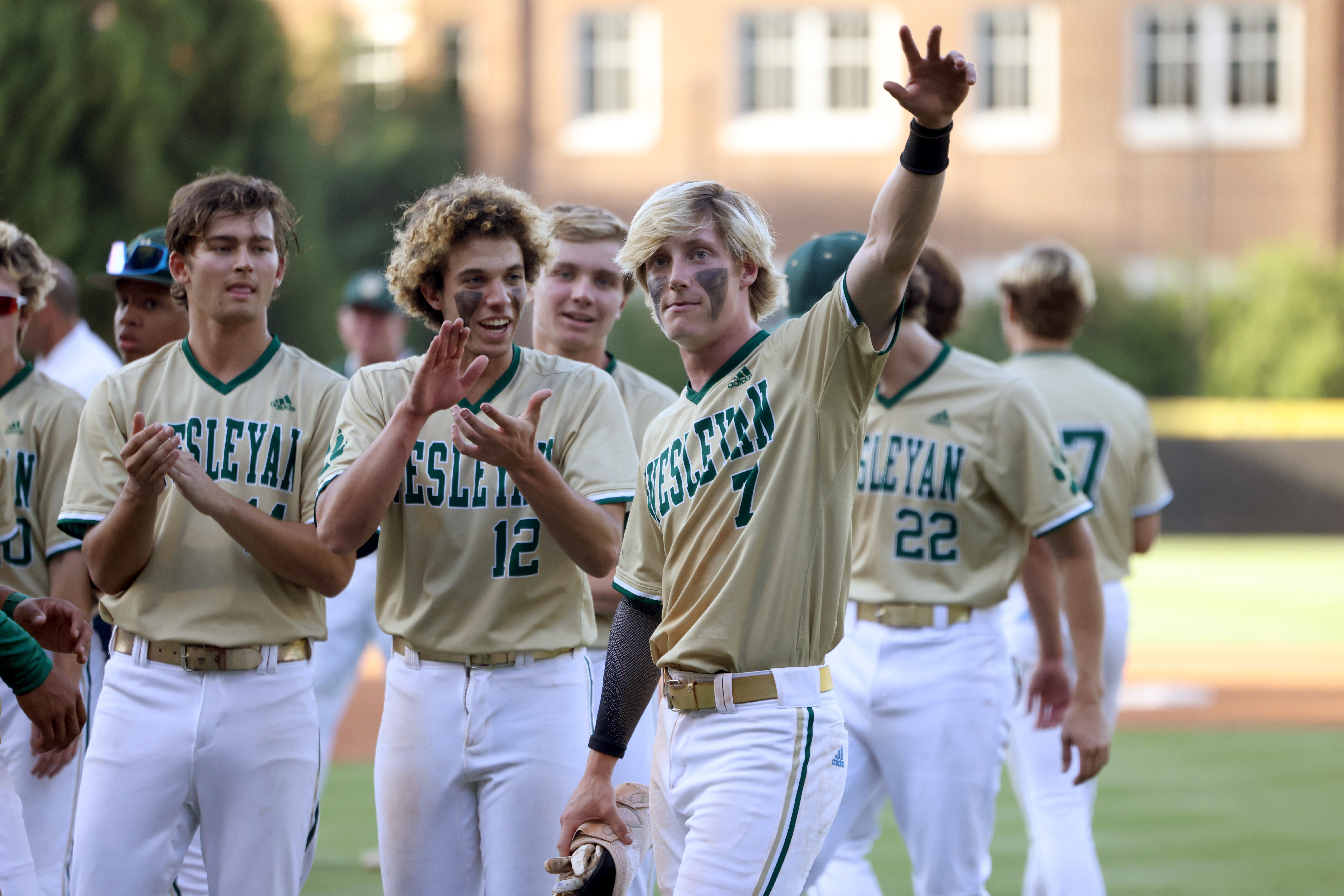 Photos: Cooper Blauser, Jeff Blauser's son, leads Wesleyan to win