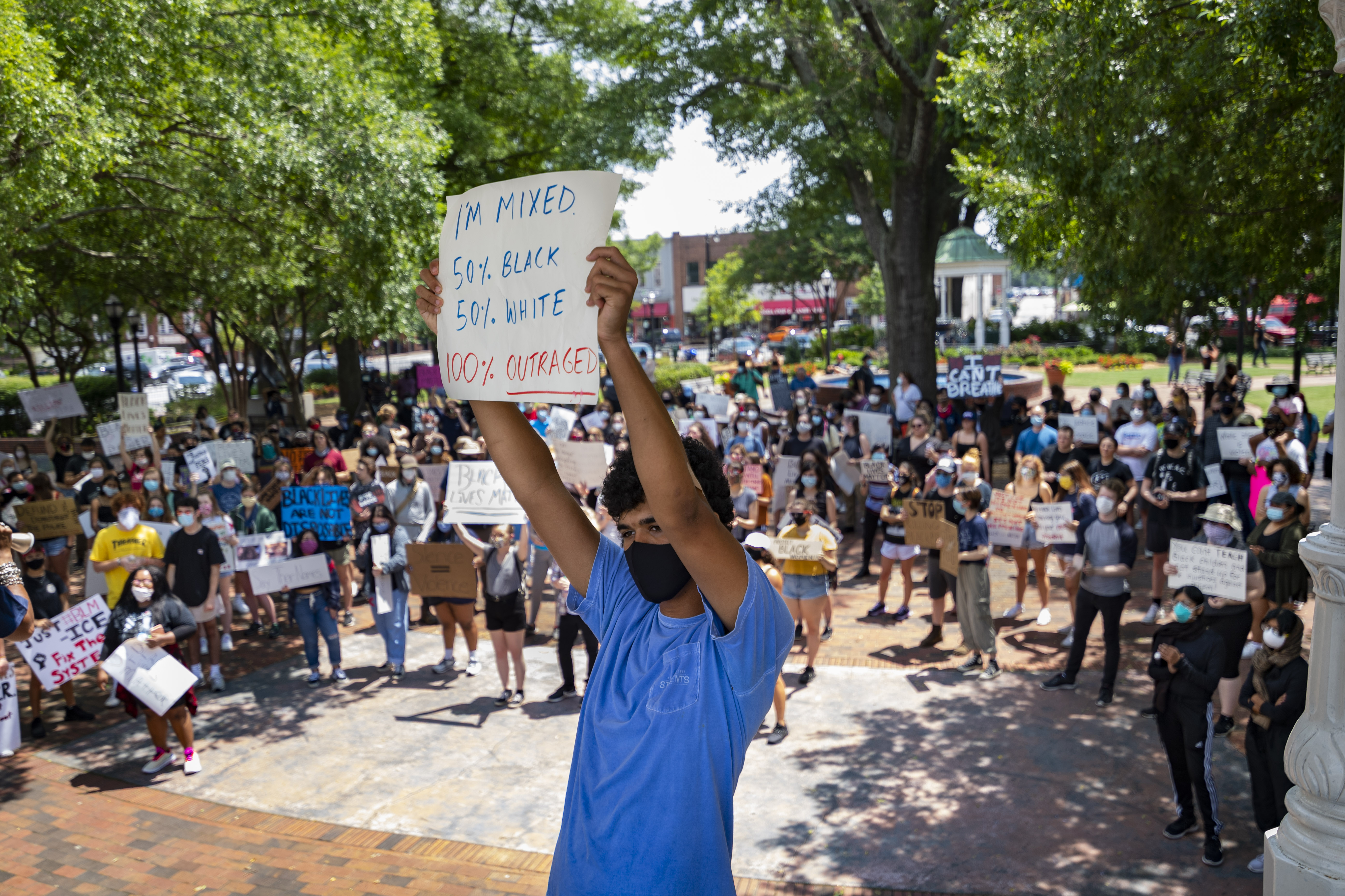 Stand Against White Supremacy rally held in Greenville