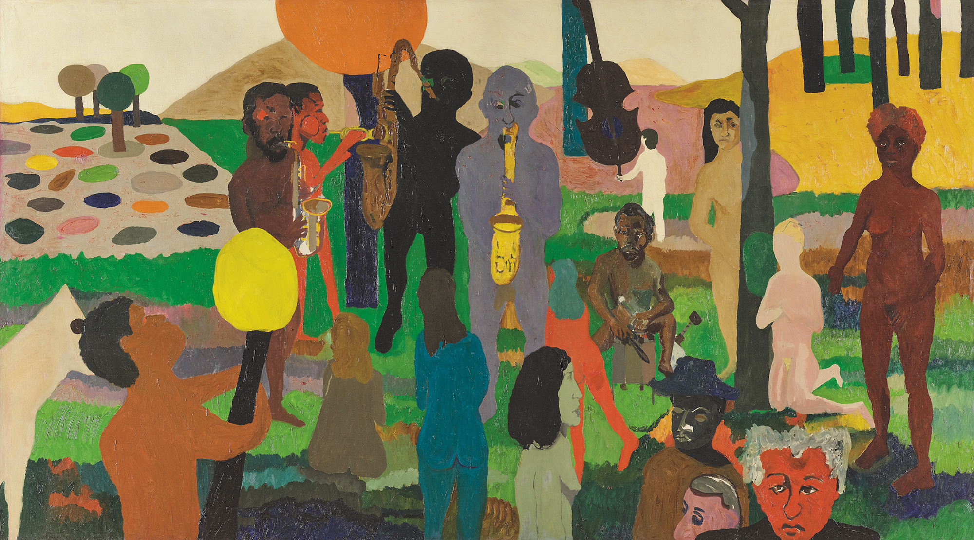"Garden of Music" (1960) by Bob Thompson.
Courtesy of High Museum of Art / Allen Phillips /Wadsworth Atheneum
