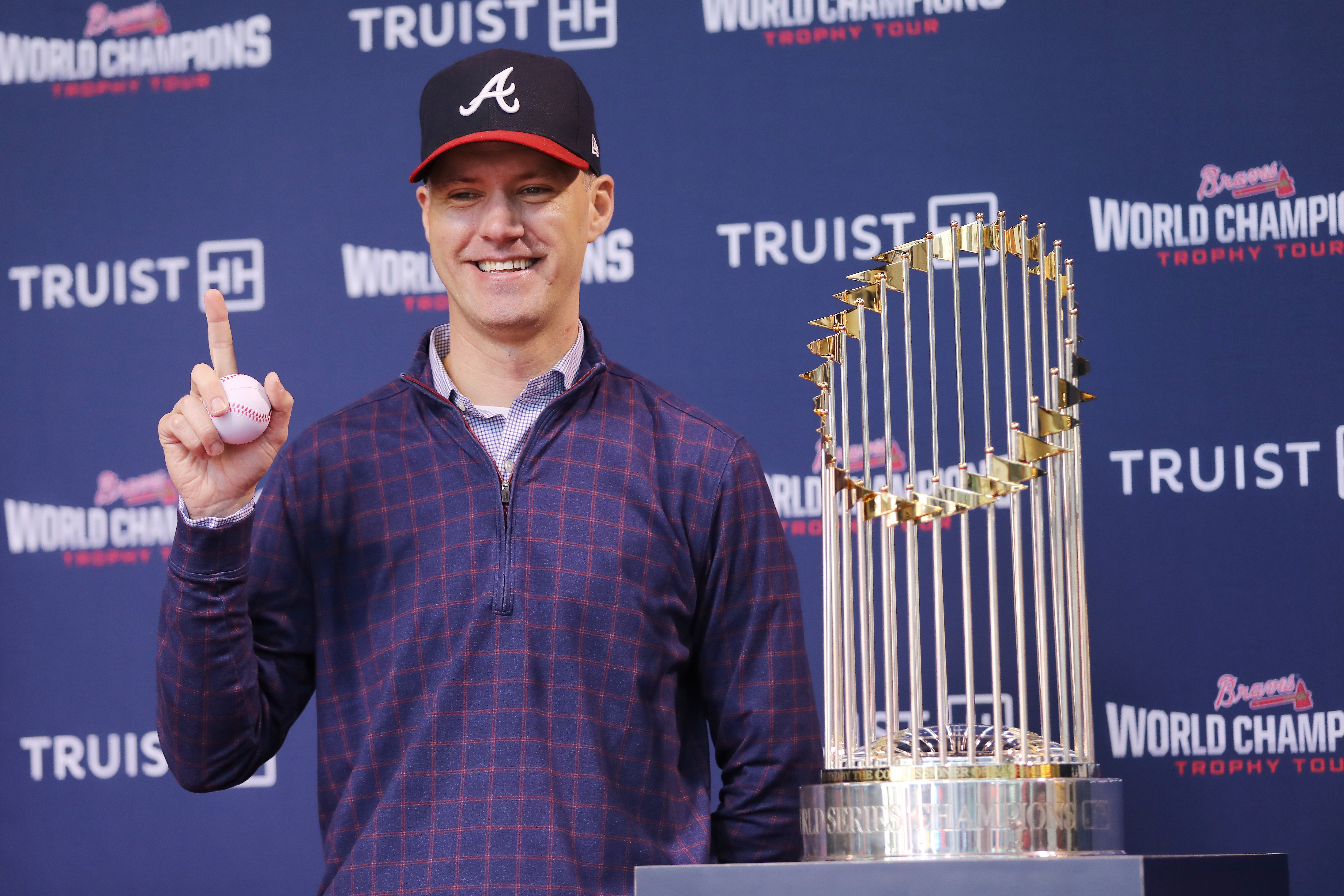 The Atlanta Braves are bringing their World Series Trophy to Athens