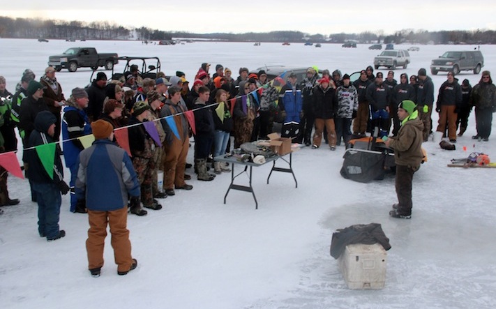 Ice fishing tournament also a learning tool for students