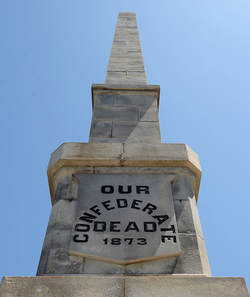 The Confederate Obelisk at Oakland Cemetery was erected in 1873. (Chris Hunt / For the AJC)