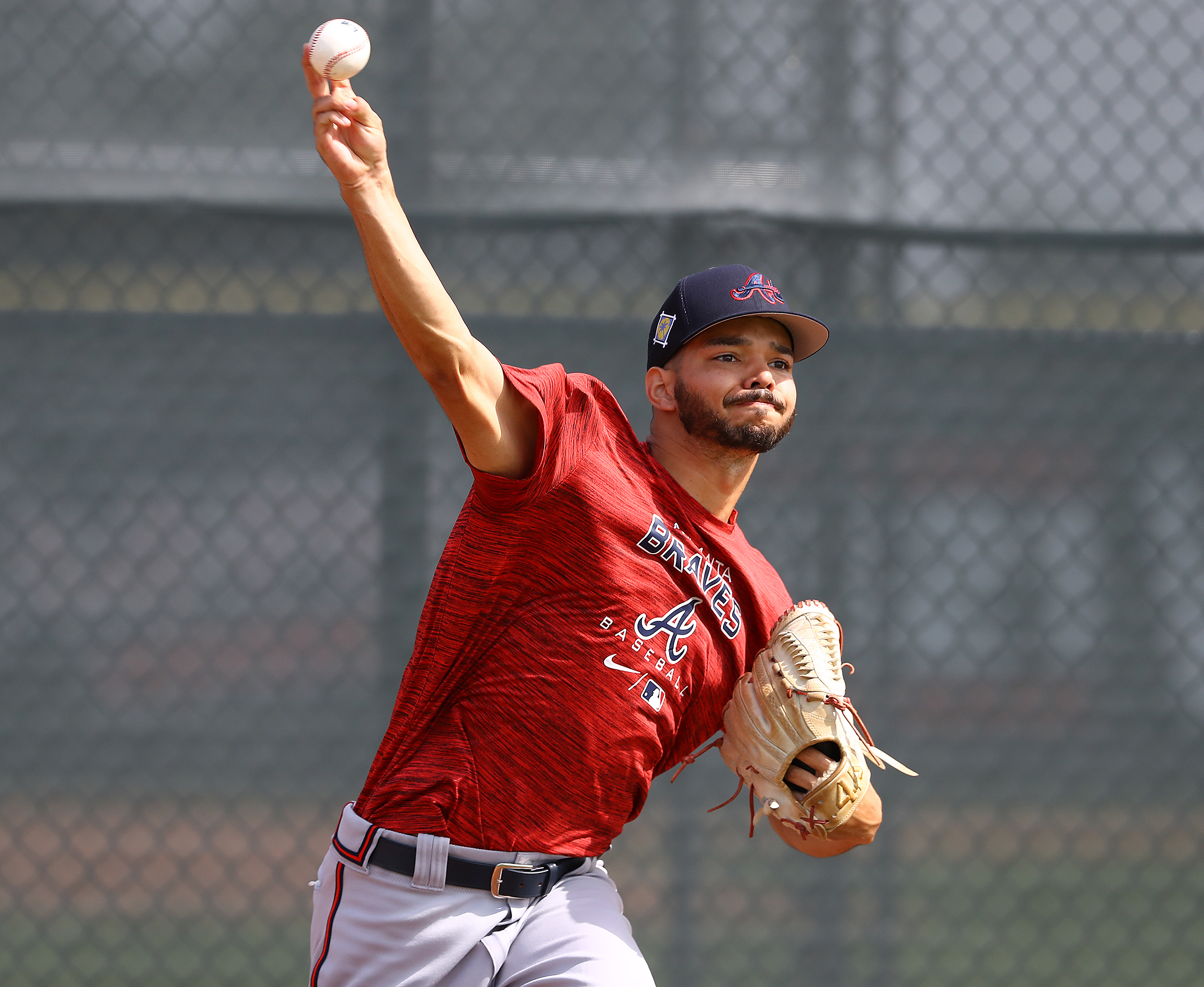 Photos: Braves have twin pitchers at minor league spring training