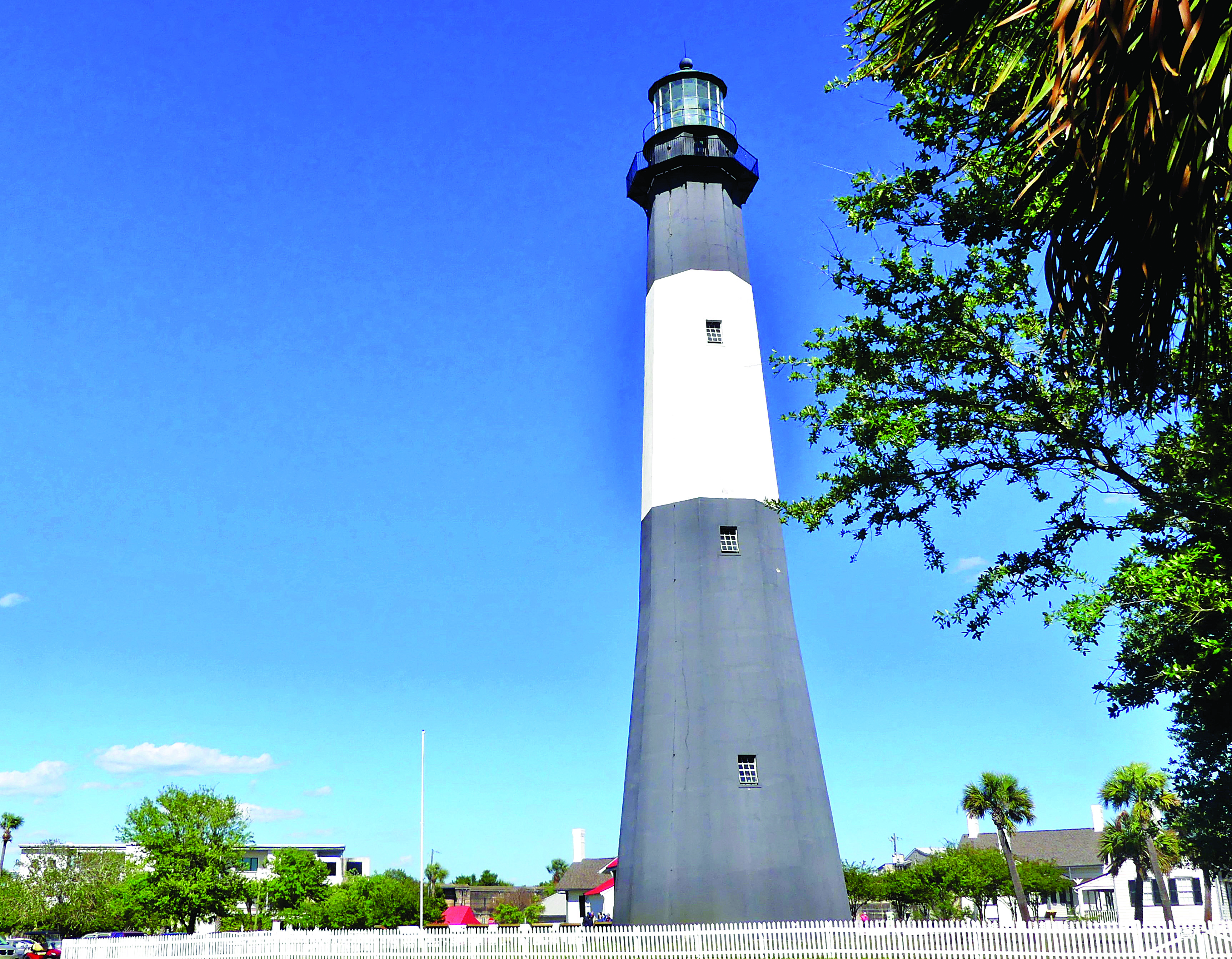 Tybee Island Light is 145 feet tall.