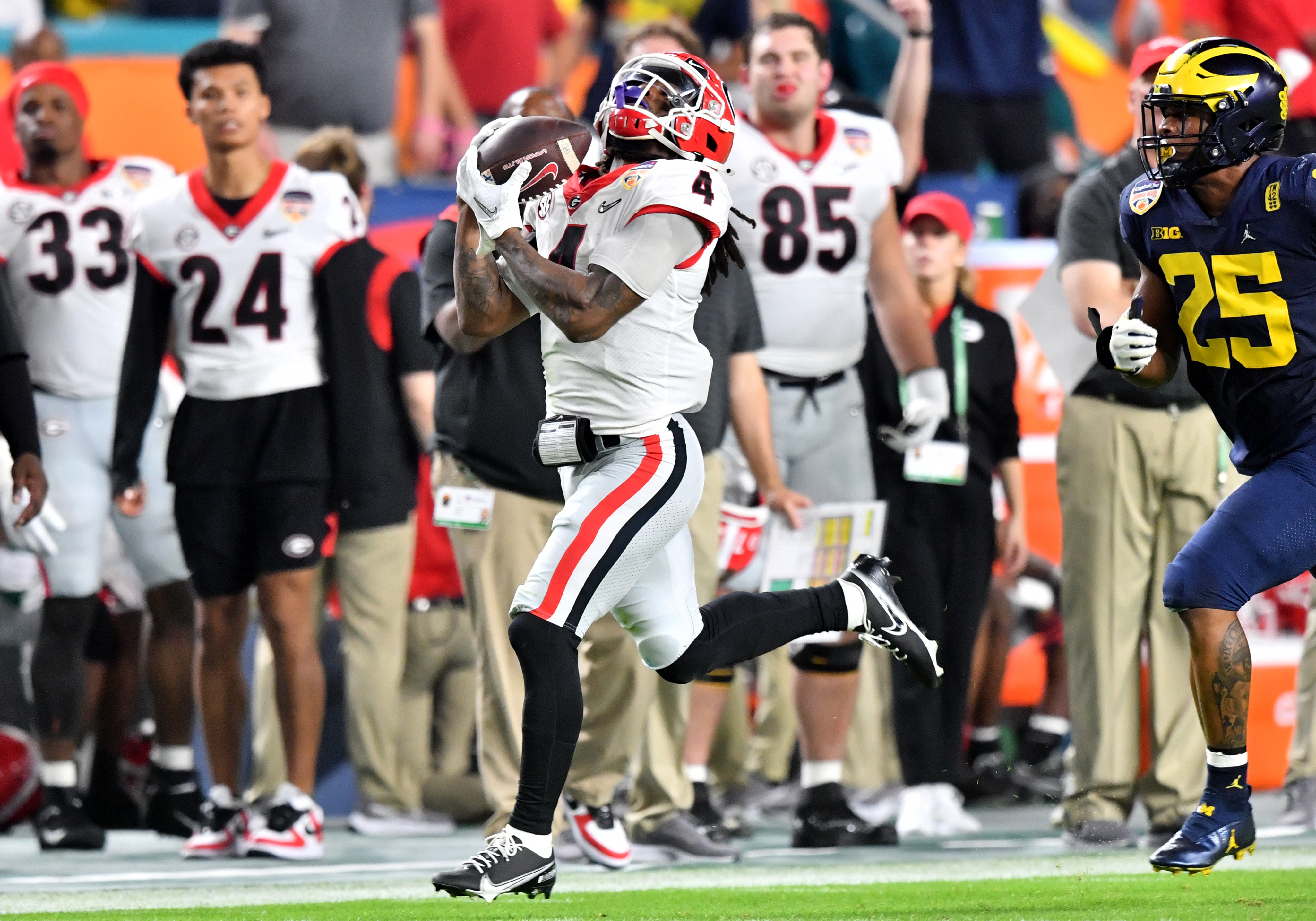 Georgia football RB James Cook returns home for Orange Bowl game