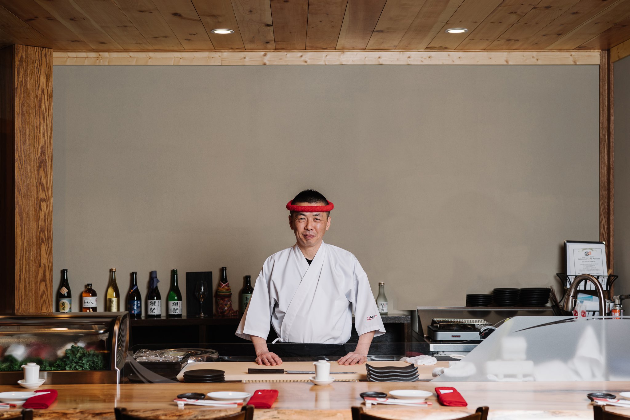 Chef Atsushi “Art” Hayakawa prepares and delivers the omakase personally to diners at the counter.