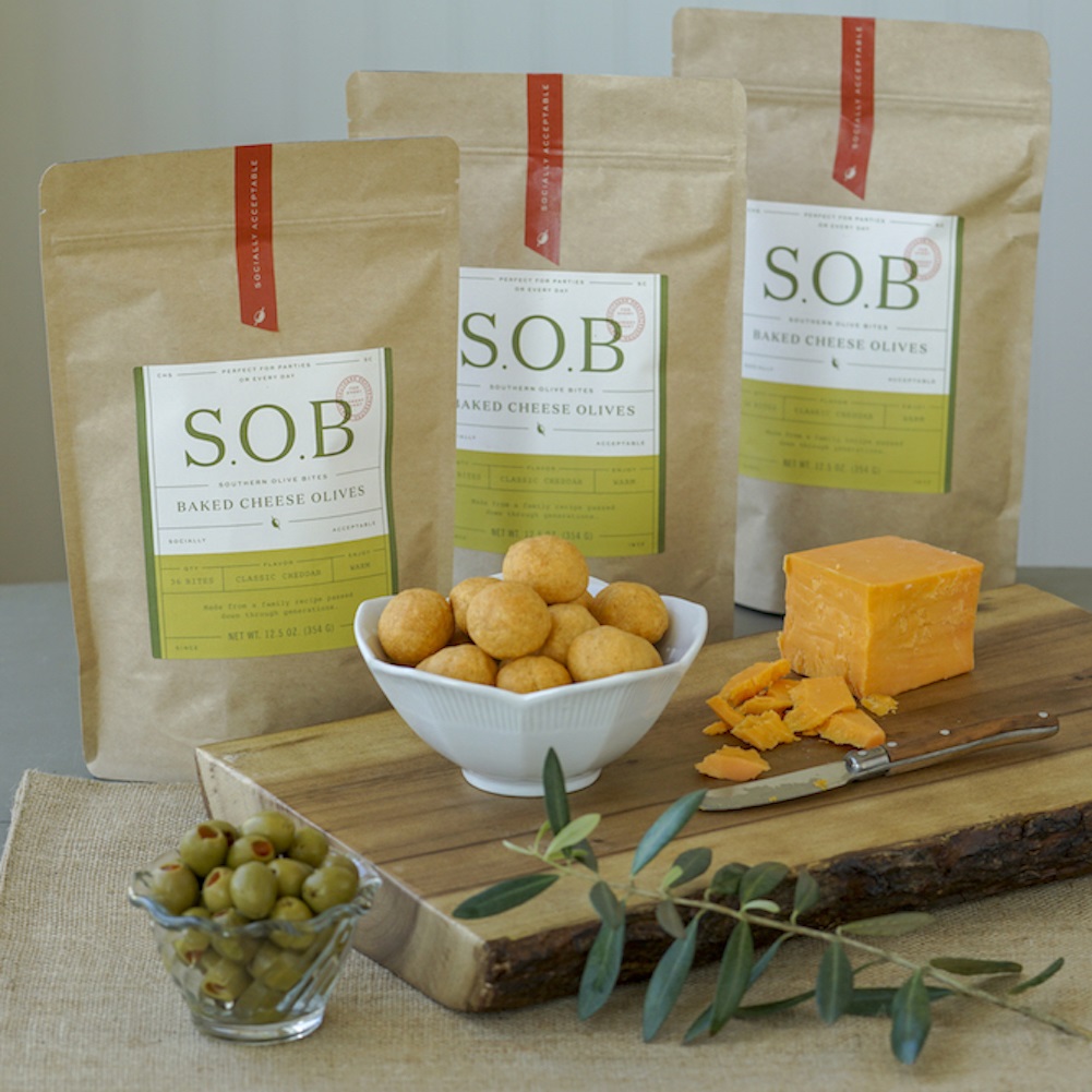 Baked cheese olives from Southern Olive Bites. Courtesy of Allston McCrady