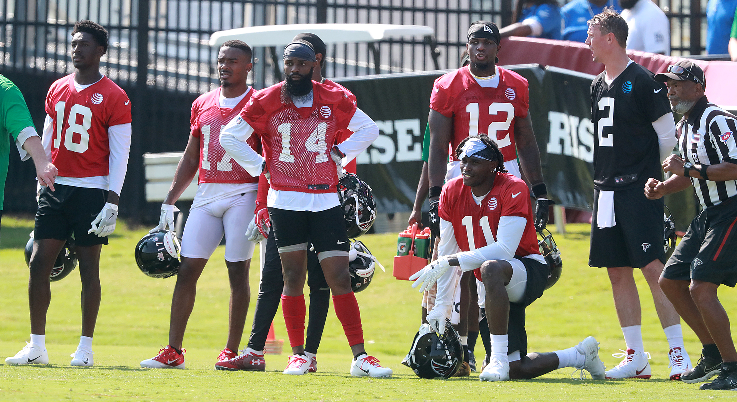 Atlanta Falcons hosting open training camp practice at Mercedes-Benz  Stadium - The Falcoholic