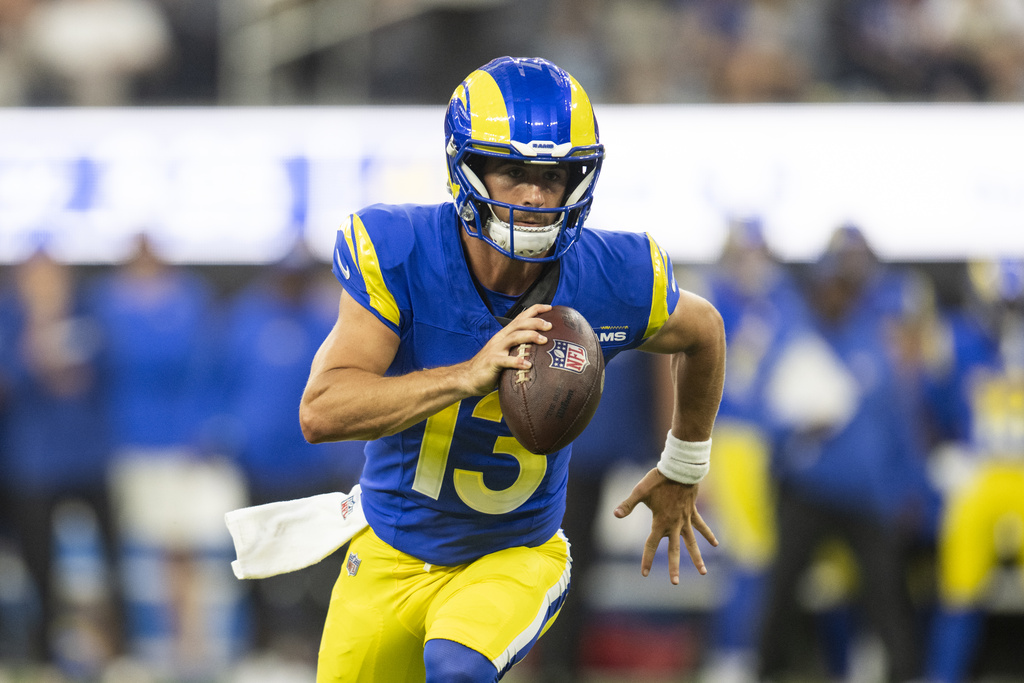 Stetson Bennett gets his first NFL action for the Rams in a 34-17 preseason  loss to the Chargers