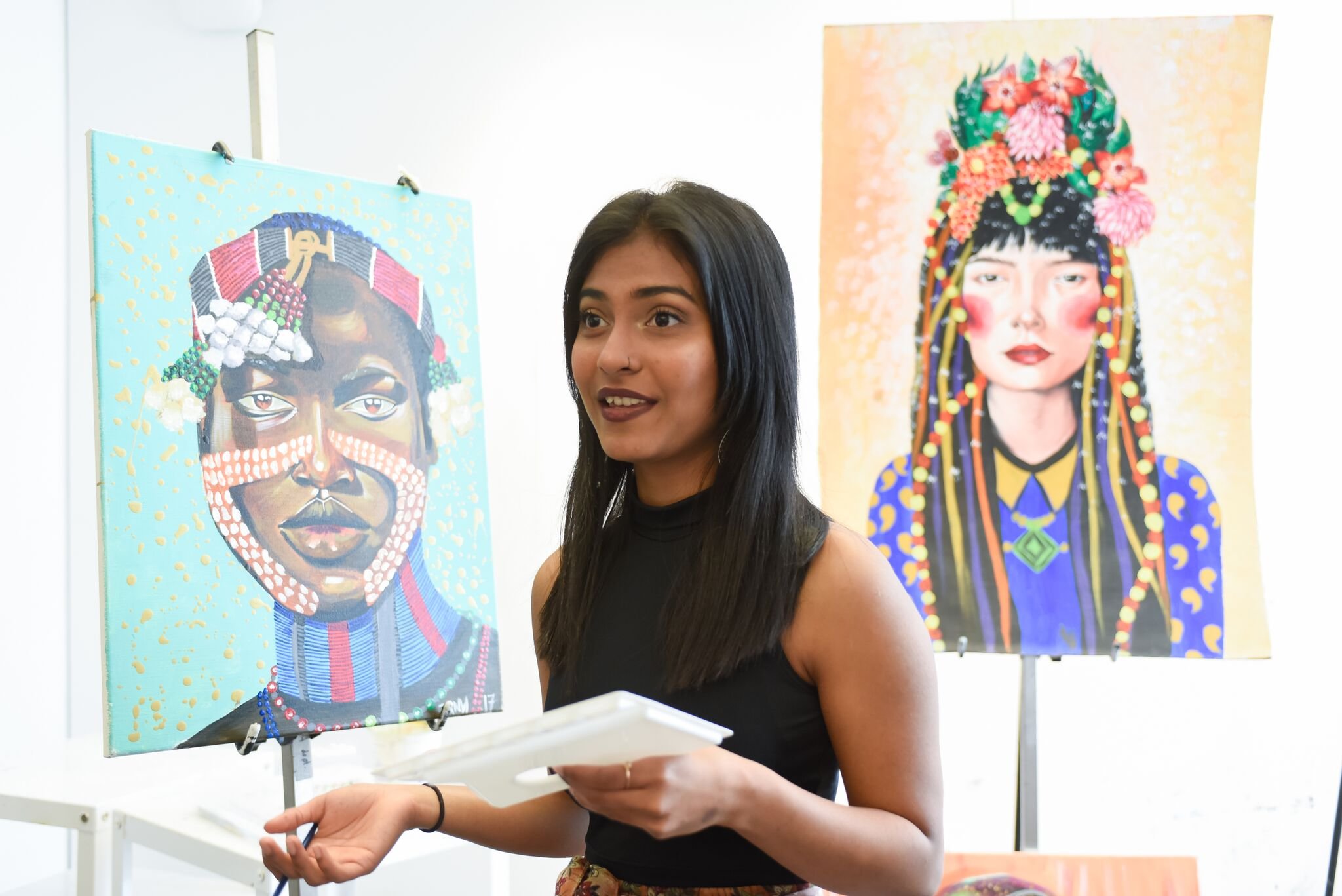 2048px x 1367px - Slumdog Millionaire' actress rediscovers passion for painting