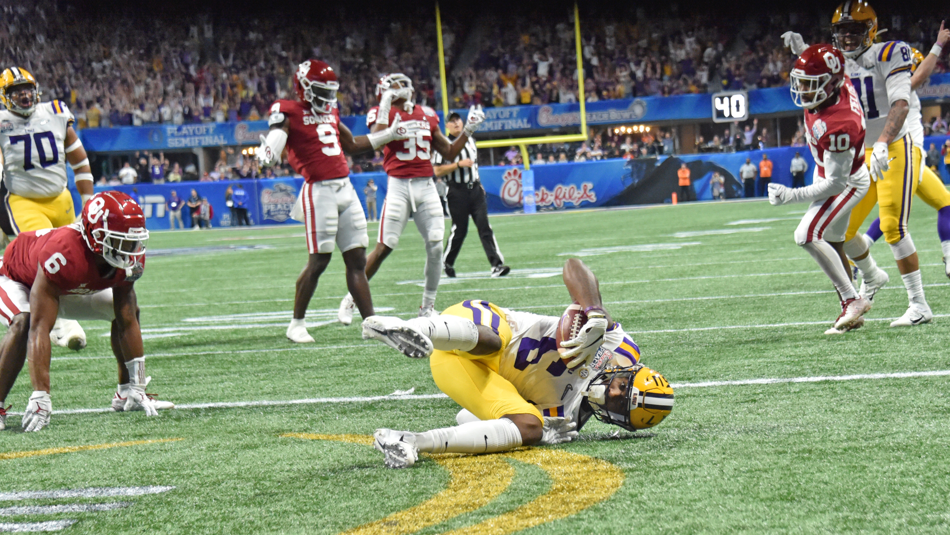 LSU-Oklahoma: Tigers record day in Chick-Fil-A Peach Bowl explained