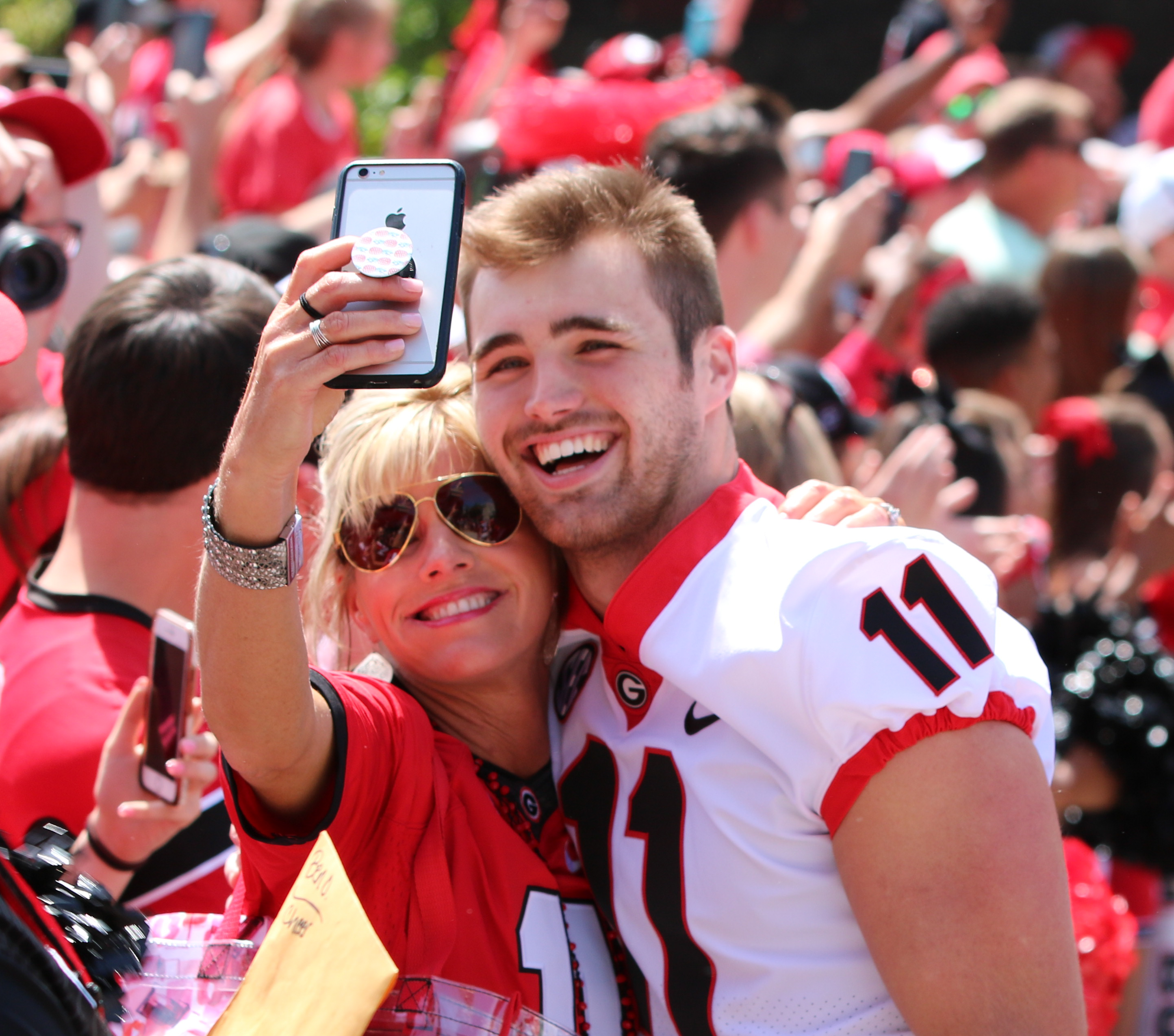 WATCH: Jake Fromm gets teary-eyed in Mother's Day tribute