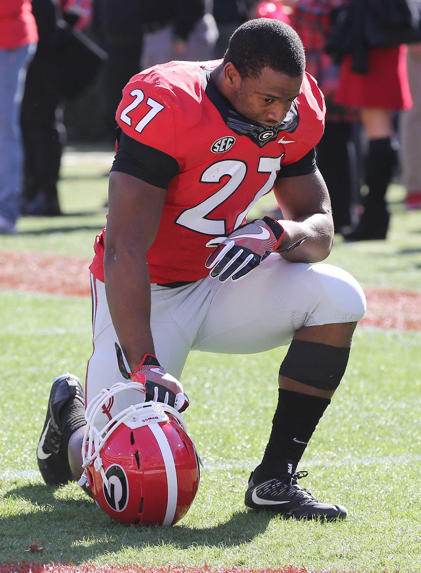 Nick Chubb on the mind of everybody in Athens after injury