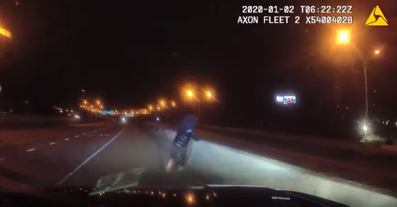 Man arrested after jumping 40 feet off I-85 bridge during chase