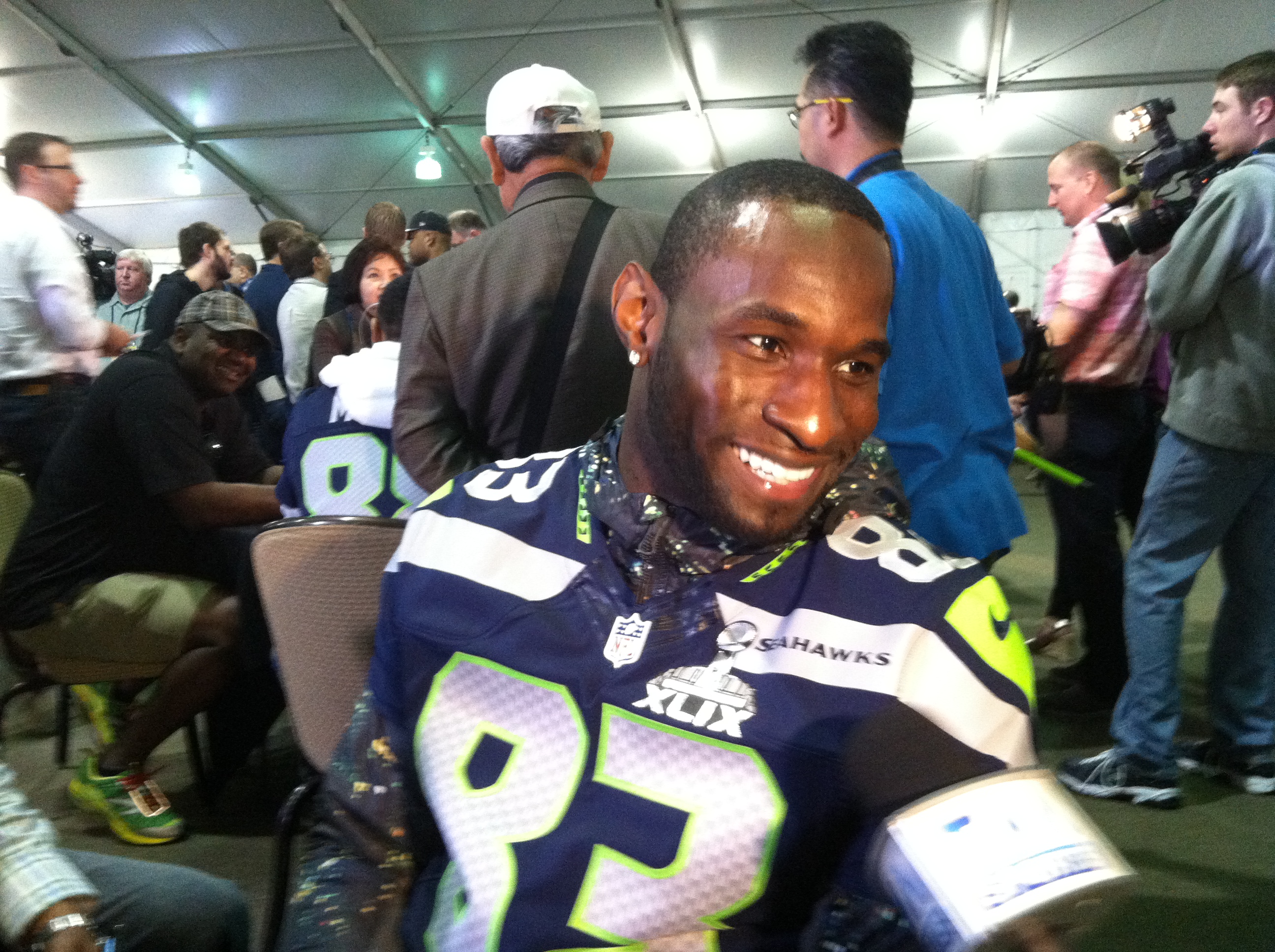 Georgia's Lockette playing for third straight Super Bowl team