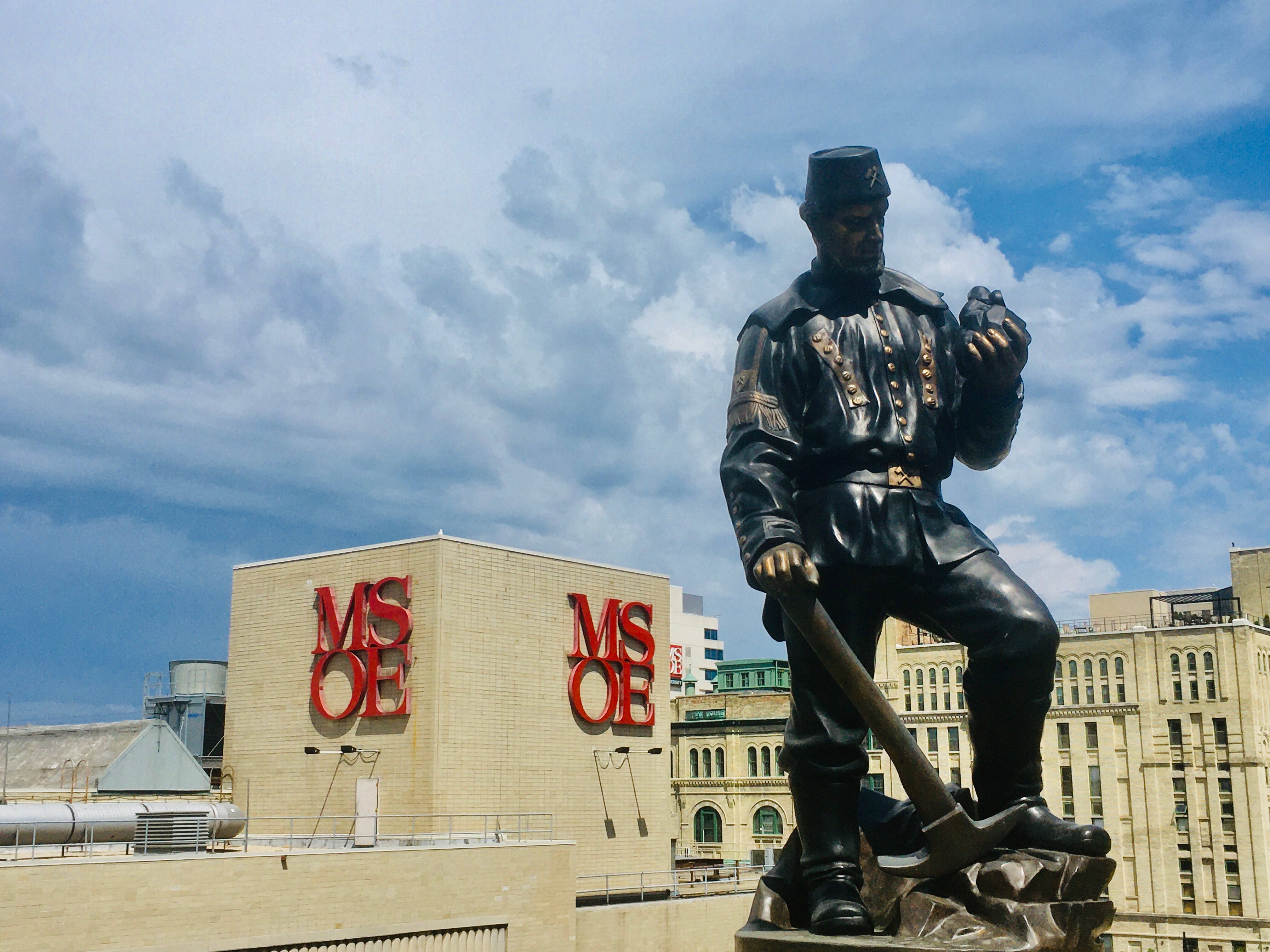 The Grohmann Museum spotlights "the art of work" and includes a rooftop sculpture garden. Jennifer Brett/jbrett@ajc.com