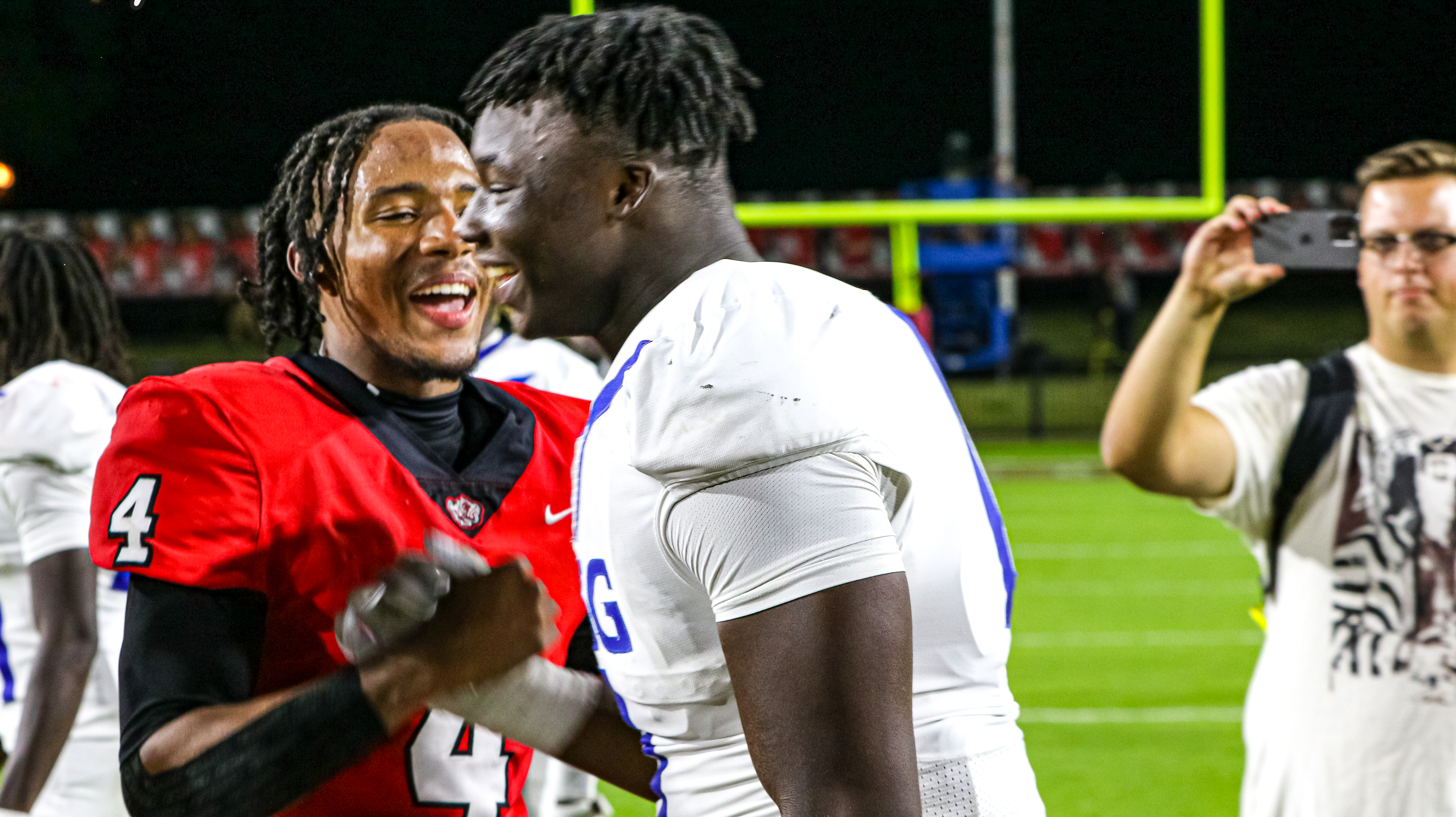 LOOK: Priority 5-star target Sam M'Pemba wears old school Kirby Smart jersey  on official visit photo shoot