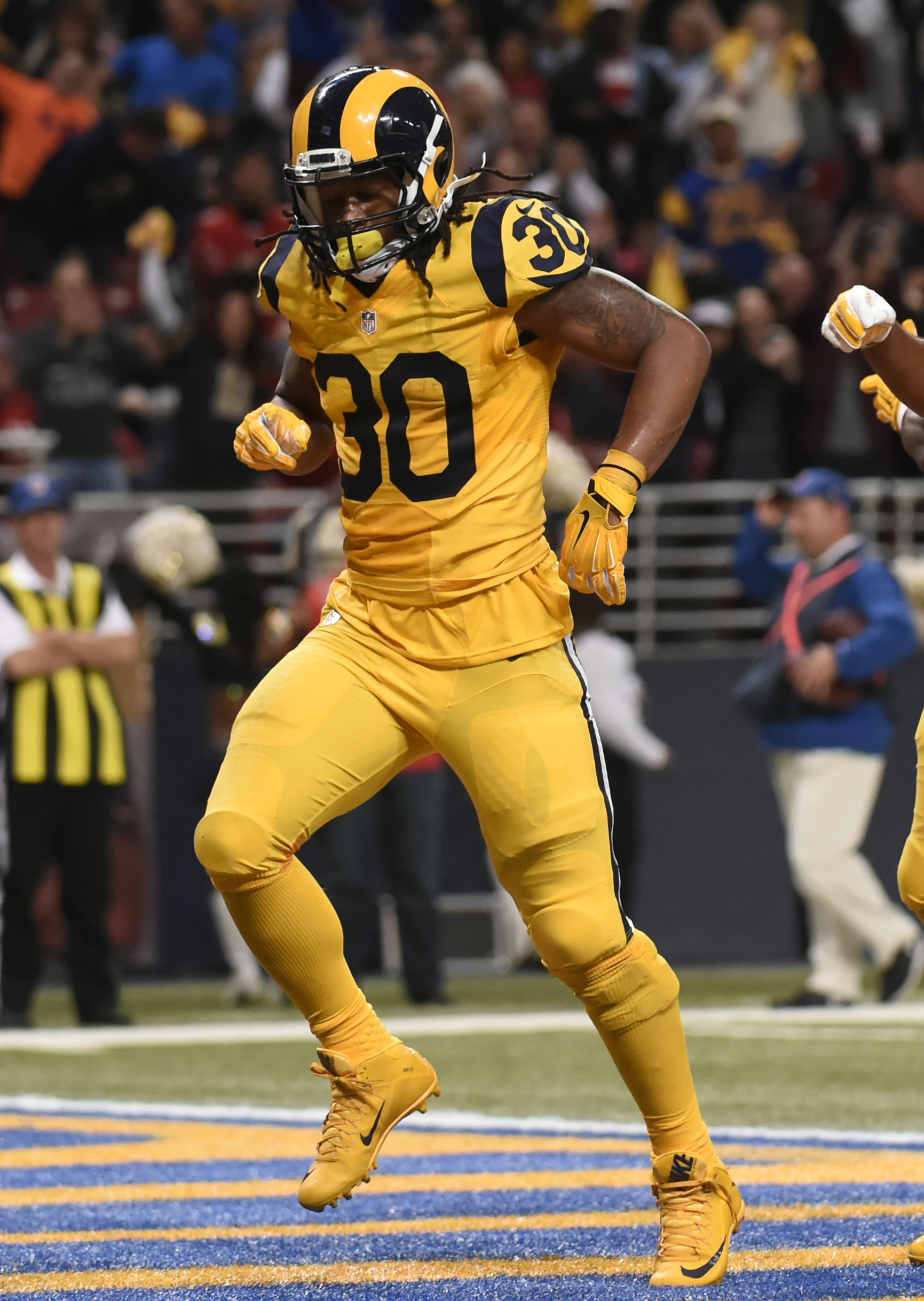 Todd gurley outlet color rush jersey