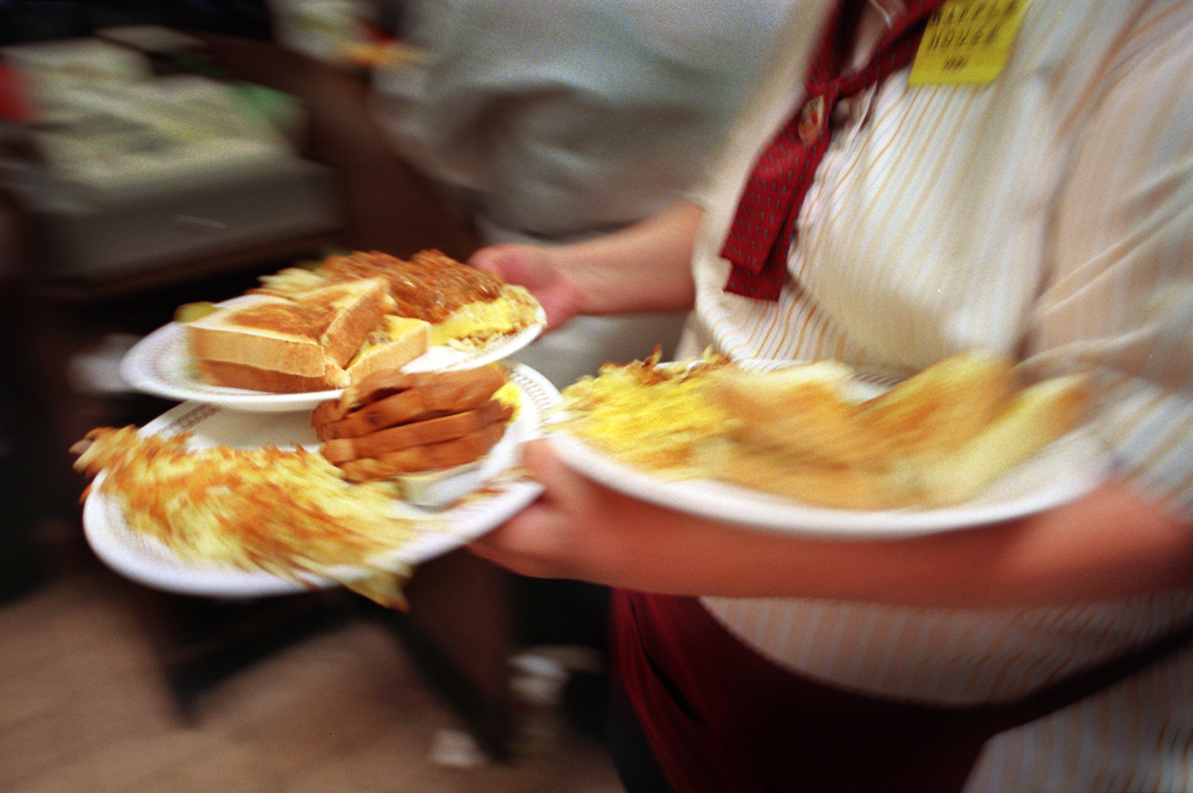 The prices may be higher, but the Waffle House menu still contains most of the original 16 items from the chain's founding a half-century ago. (JOEY IVANSCO/AJC staff)