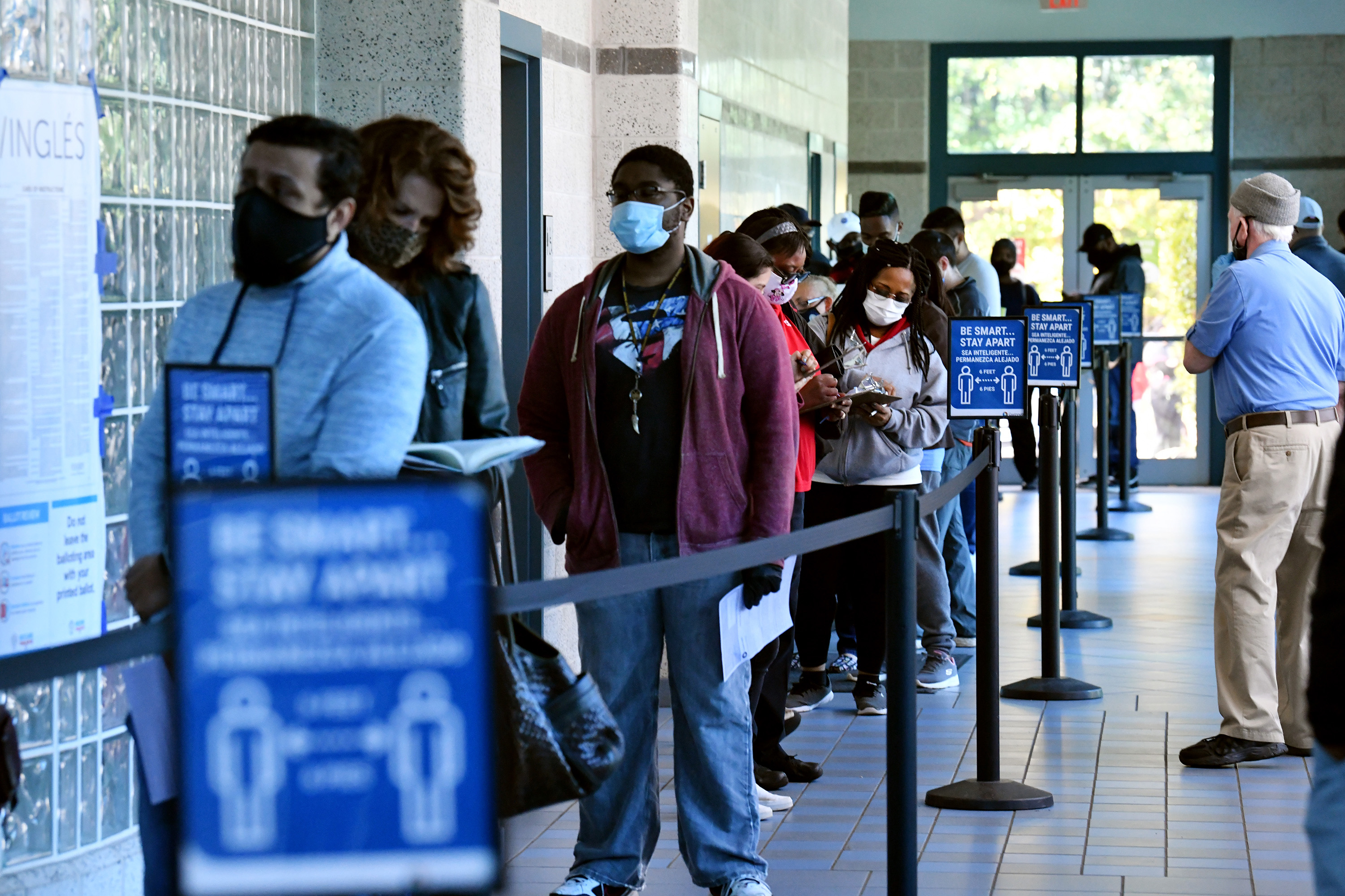 To win in 2020, Democrats are targeting 30 and 30. They need to draw about 30% of the white vote, and the African American vote must account for about 30% of the total vote. (Hyosub Shin/Atlanta Journal-Constitution/TNS)