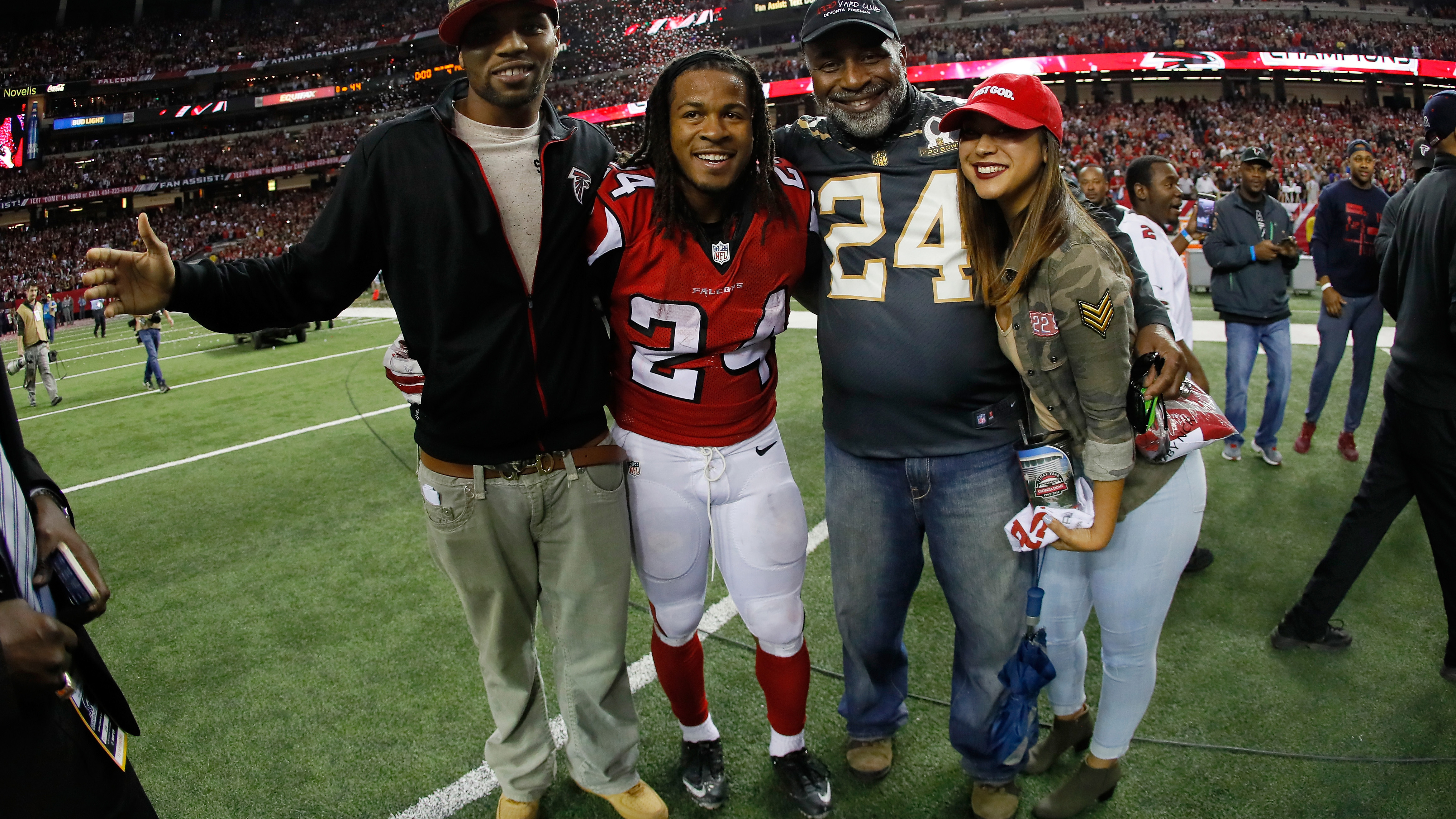 Atlanta Falcons celebrate first Super Bowl bid in nearly 20 years