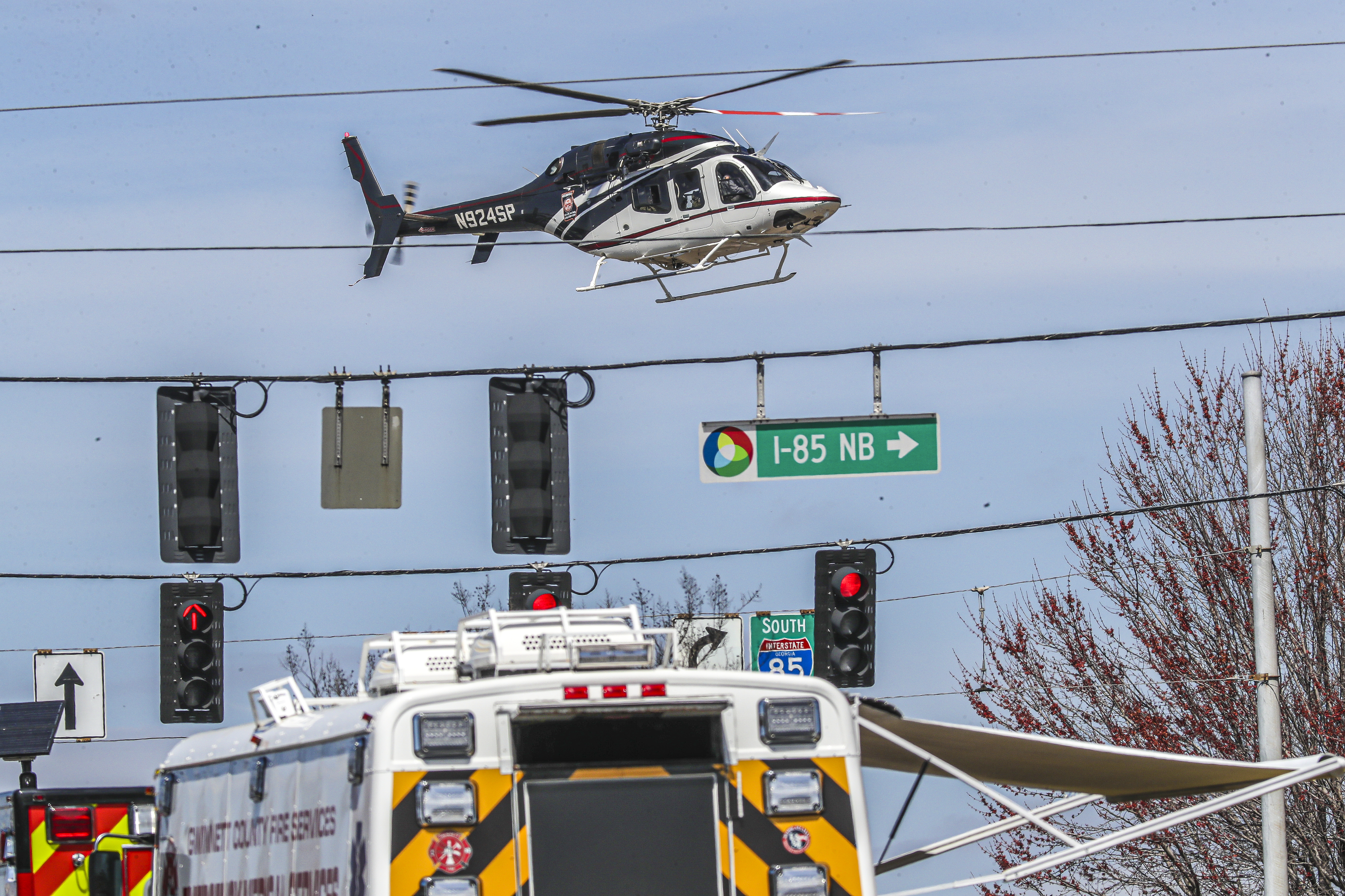 I-85 commuters were stuck in traffic for hours Tuesday while police negotiated with the armed man.