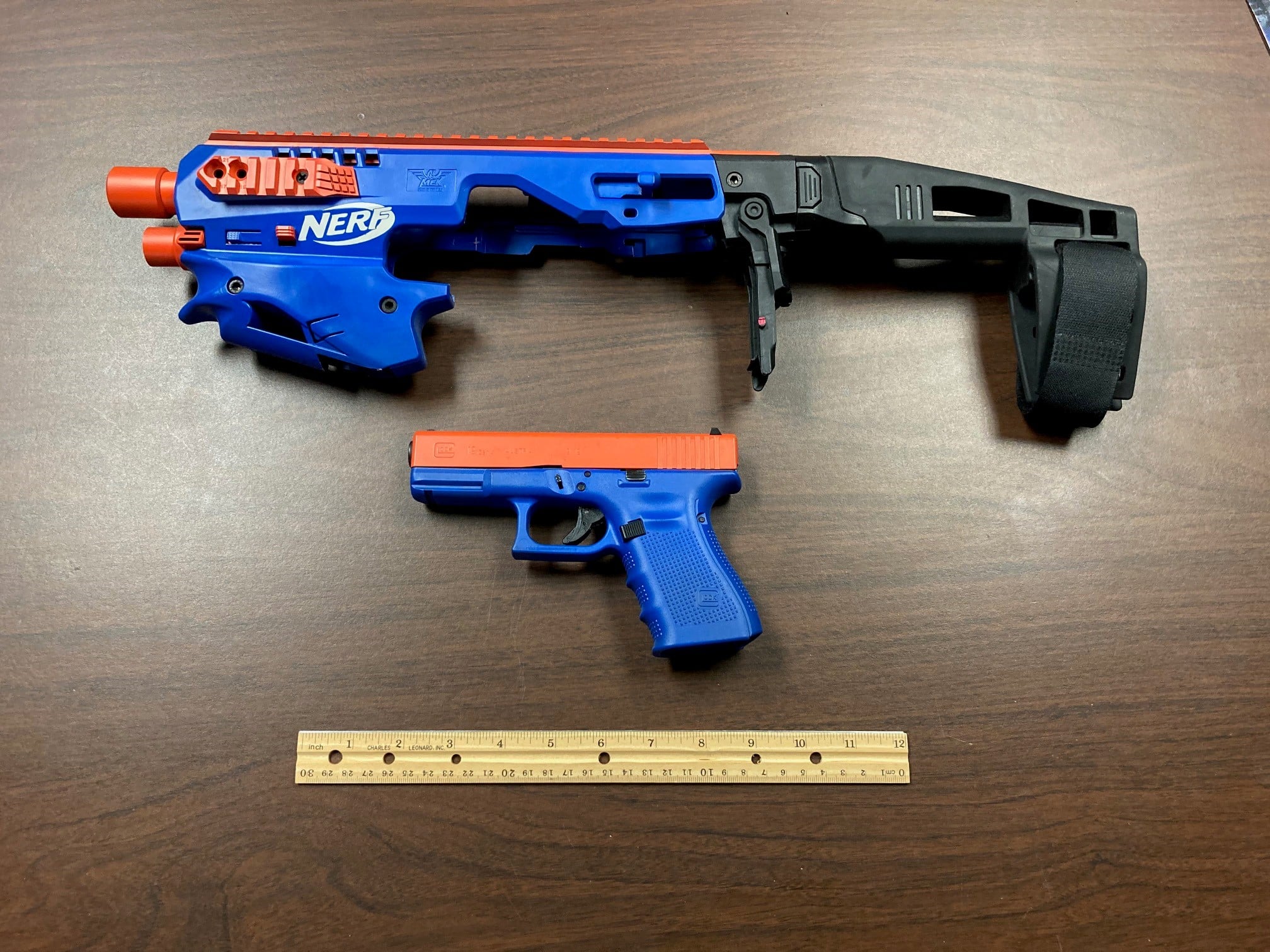 Nerf gun: Glock pistol disguised as toy seized in North Carolina raid