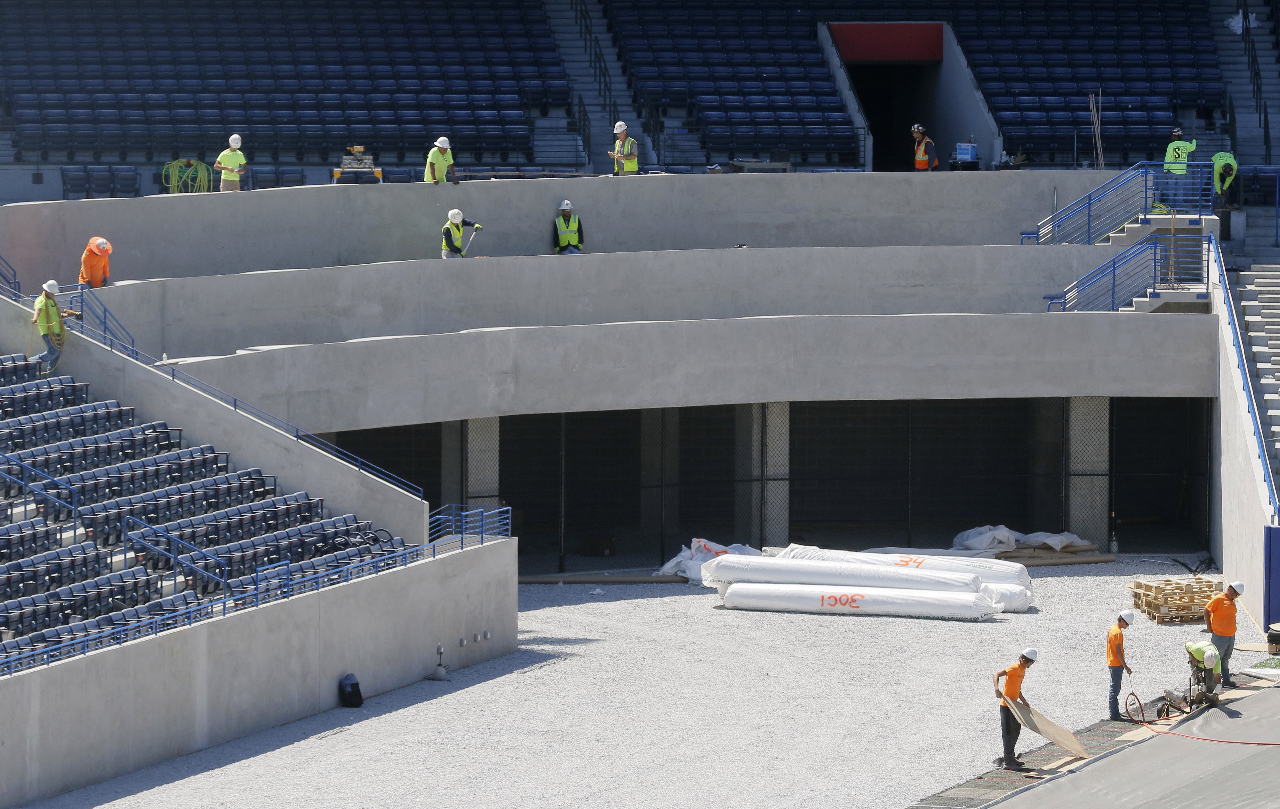 Transition from Turner Field to Georgia State Stadium nearing