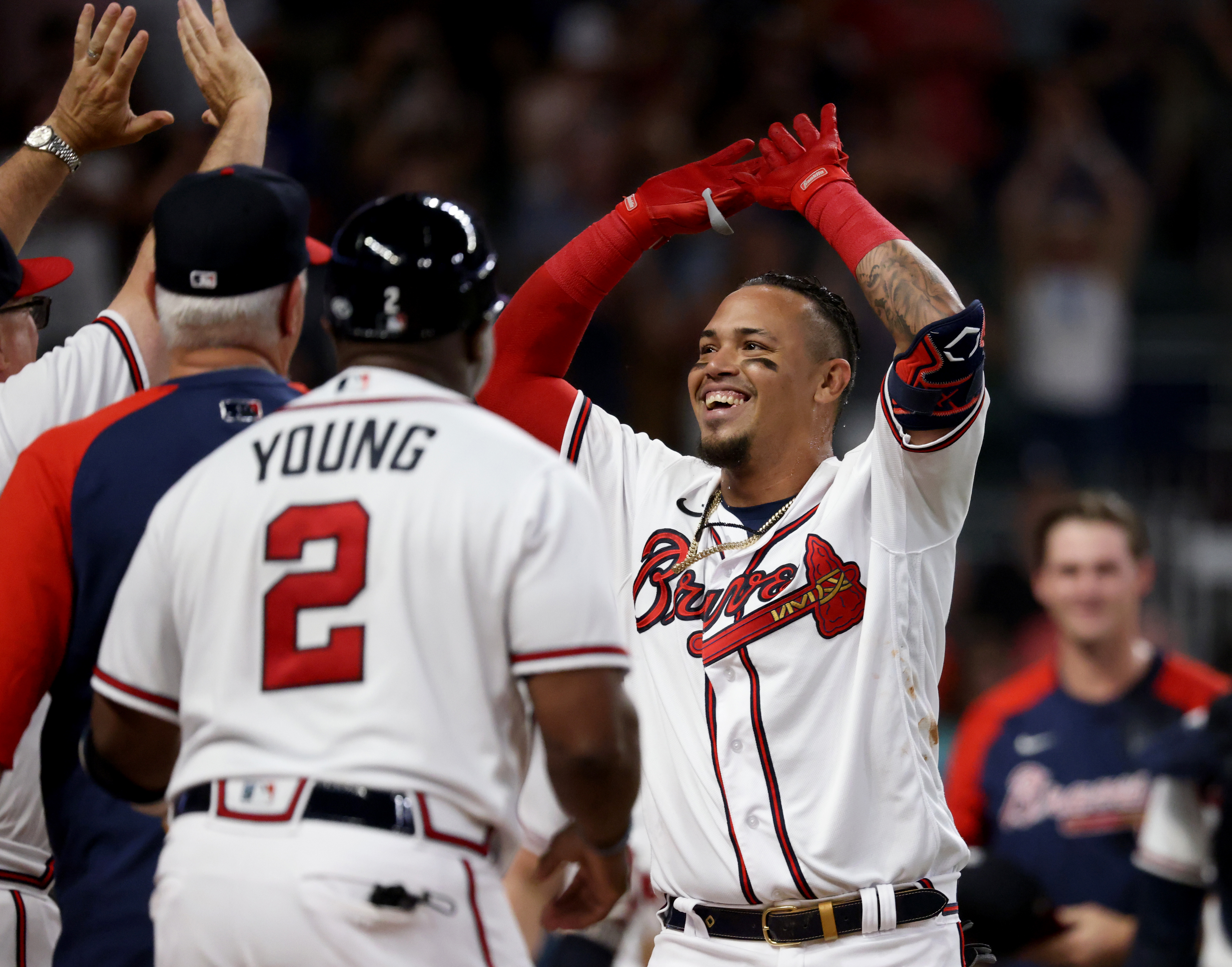 Orlando Arcia walk-off home run Atlanta Braves beat Boston Red Sox