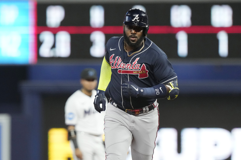 Ozuna, Acuña Jr. power Braves to 6-3 win over Marlins Photos - Bally Sports