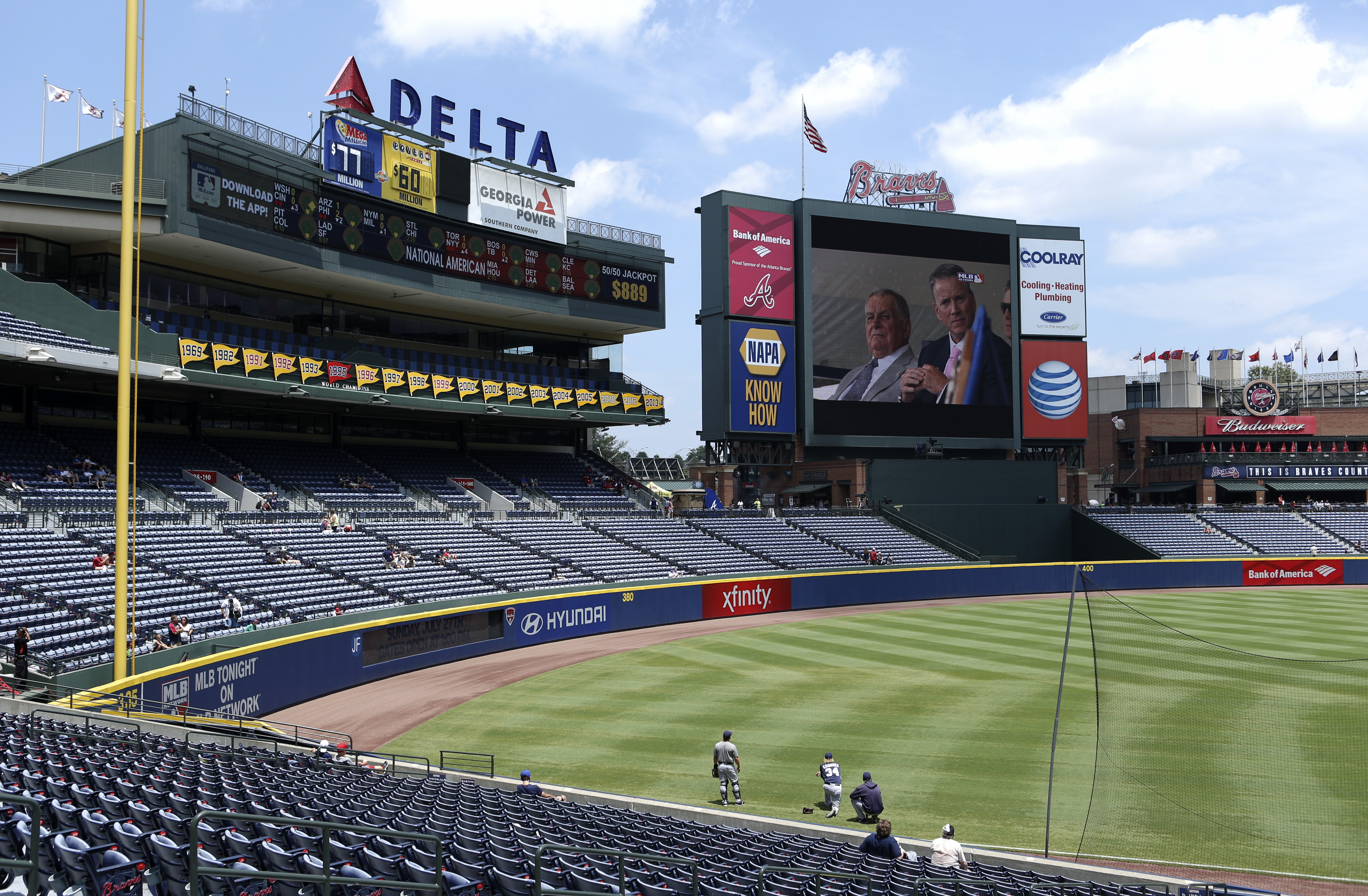 Turner Field to show Hall of Fame ceremony