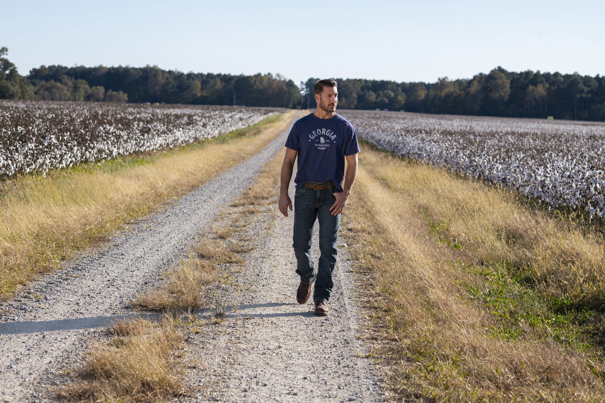 Why Georgia farmer is working with Wrangler jeans