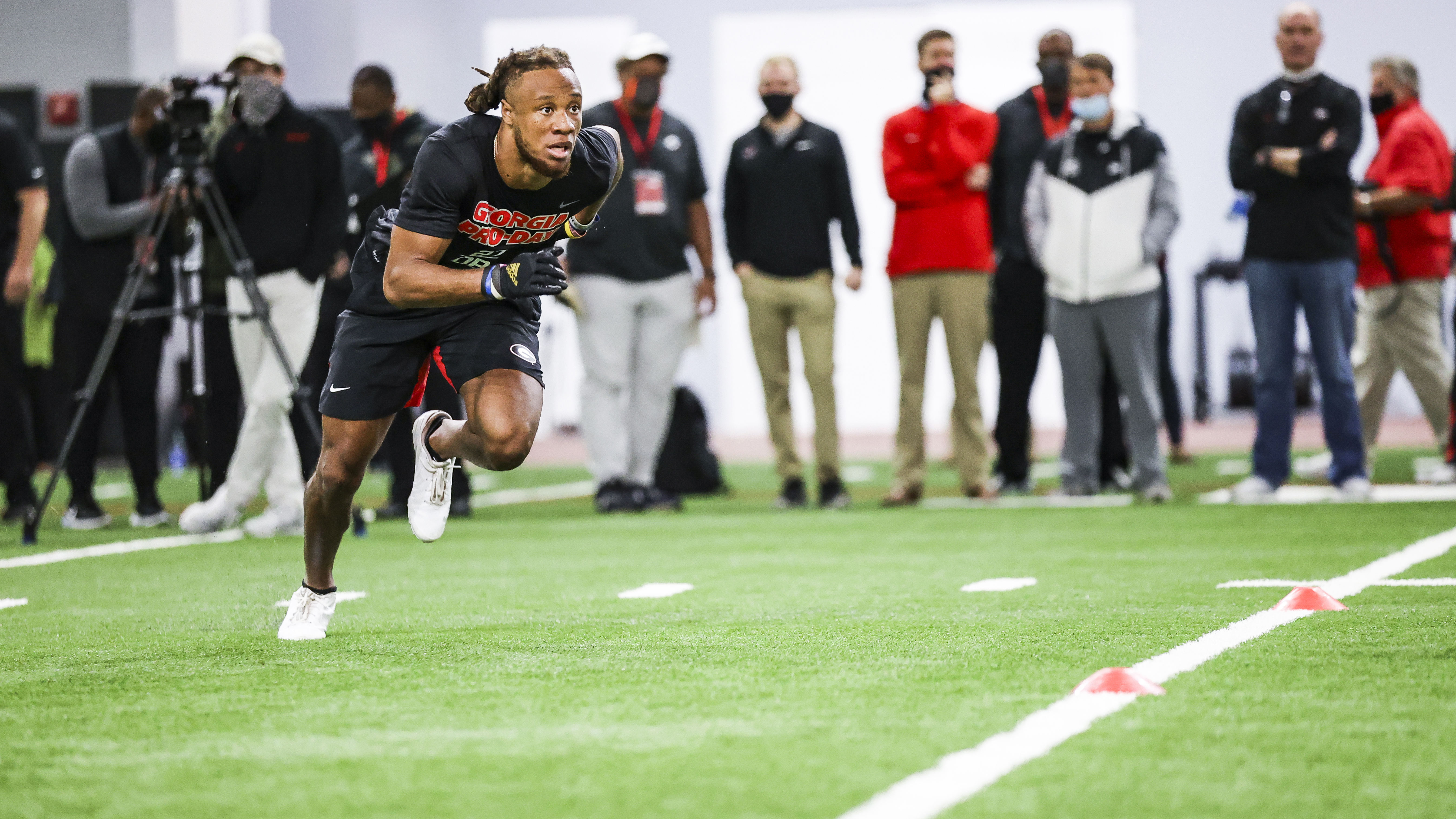 UGA football CB Eric Stokes 40-yard dash gets attention