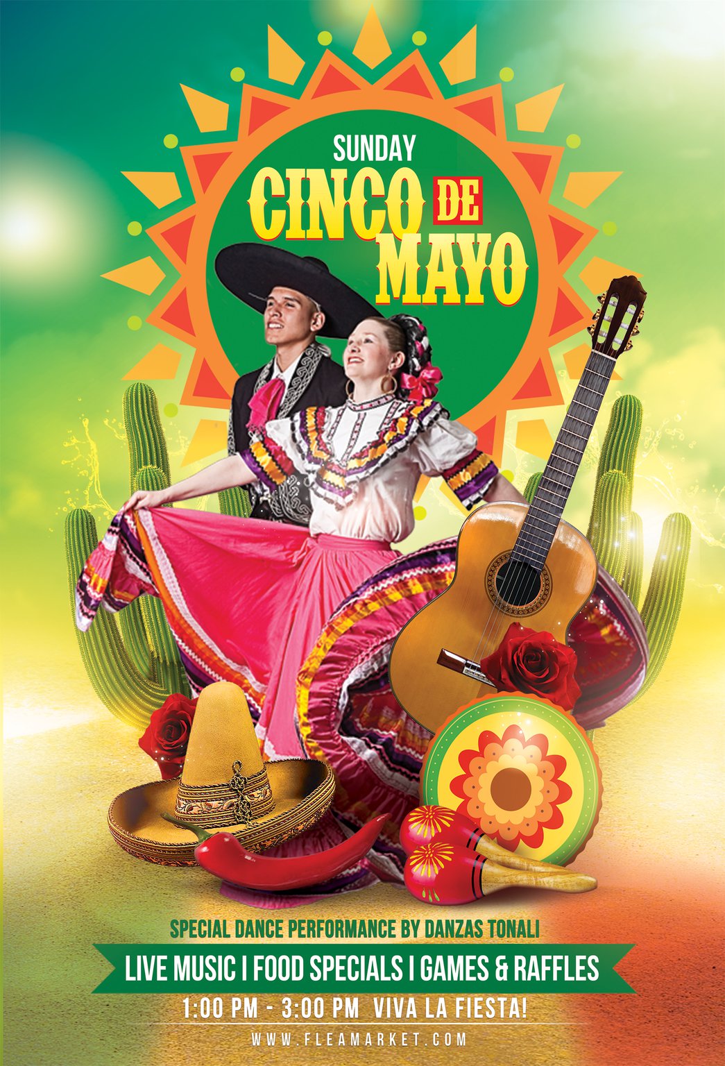 The 5 de Mayo Celebration at Pendergrass Flea Market will feature a dance performance from Danza Tonalli and live music from Los Perikitos de la Sierra. Contributed by Pendergrass Flea Market