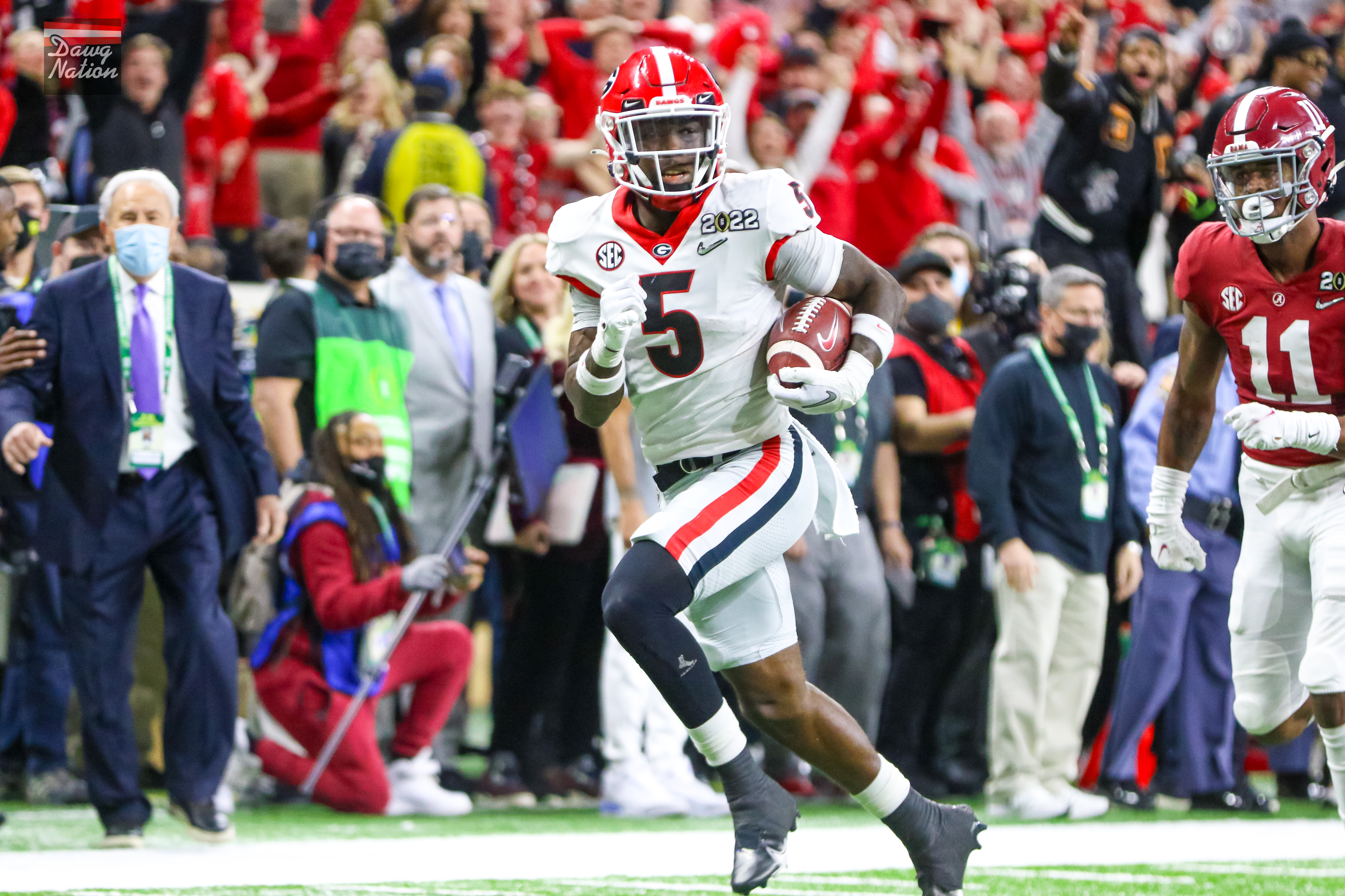 Kelee Ringo: Watch him break down the Ringo-6 pick to seal Georgia football  national title – 95.5 WSB