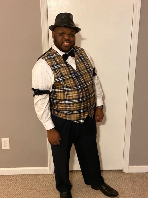 Eddie Lee Hines looks dapper in his vintage duds.
(Courtesy of Eddie Lee Hines.)