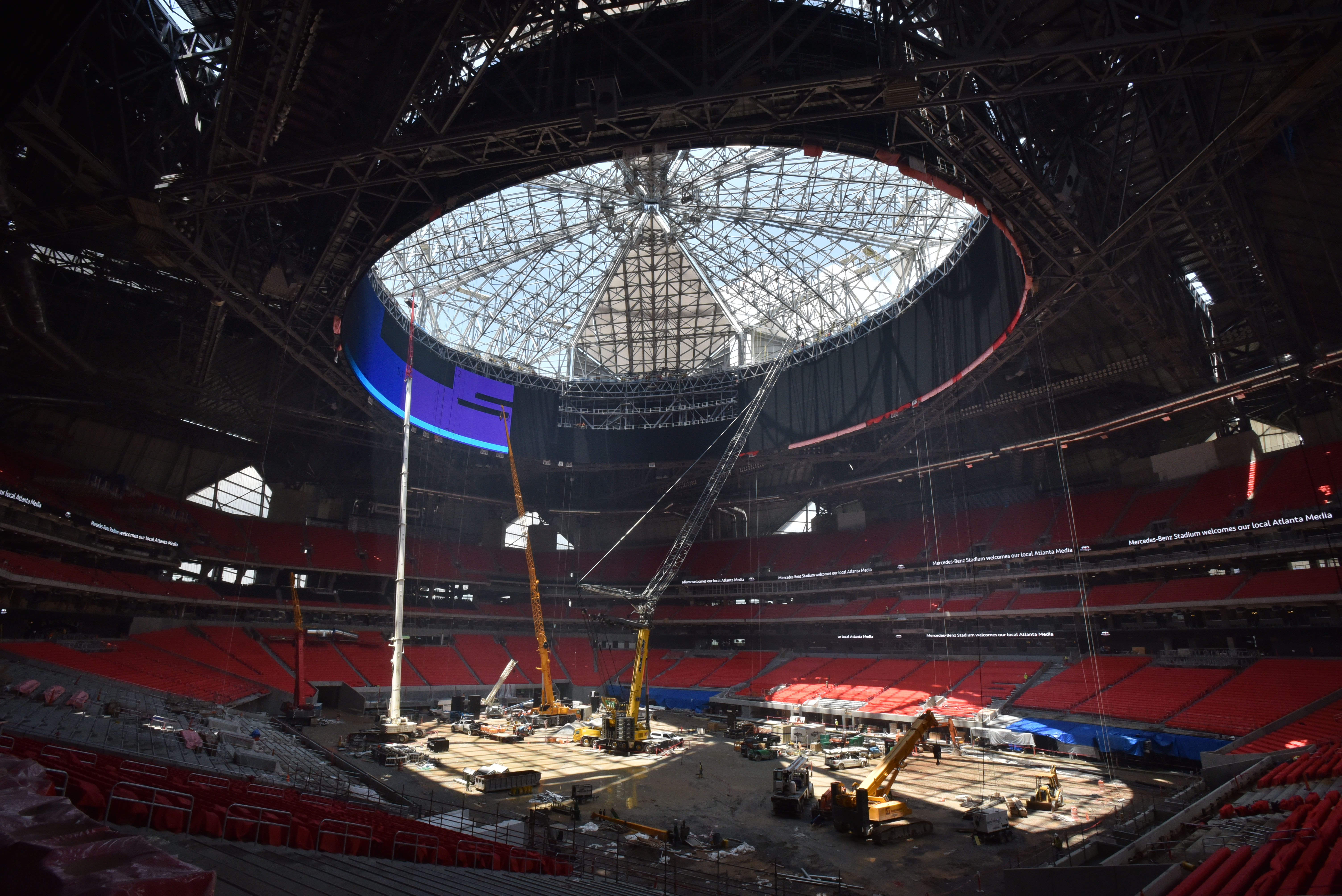 Atlanta Falcons Unsigned Mercedes-Benz Stadium Photograph