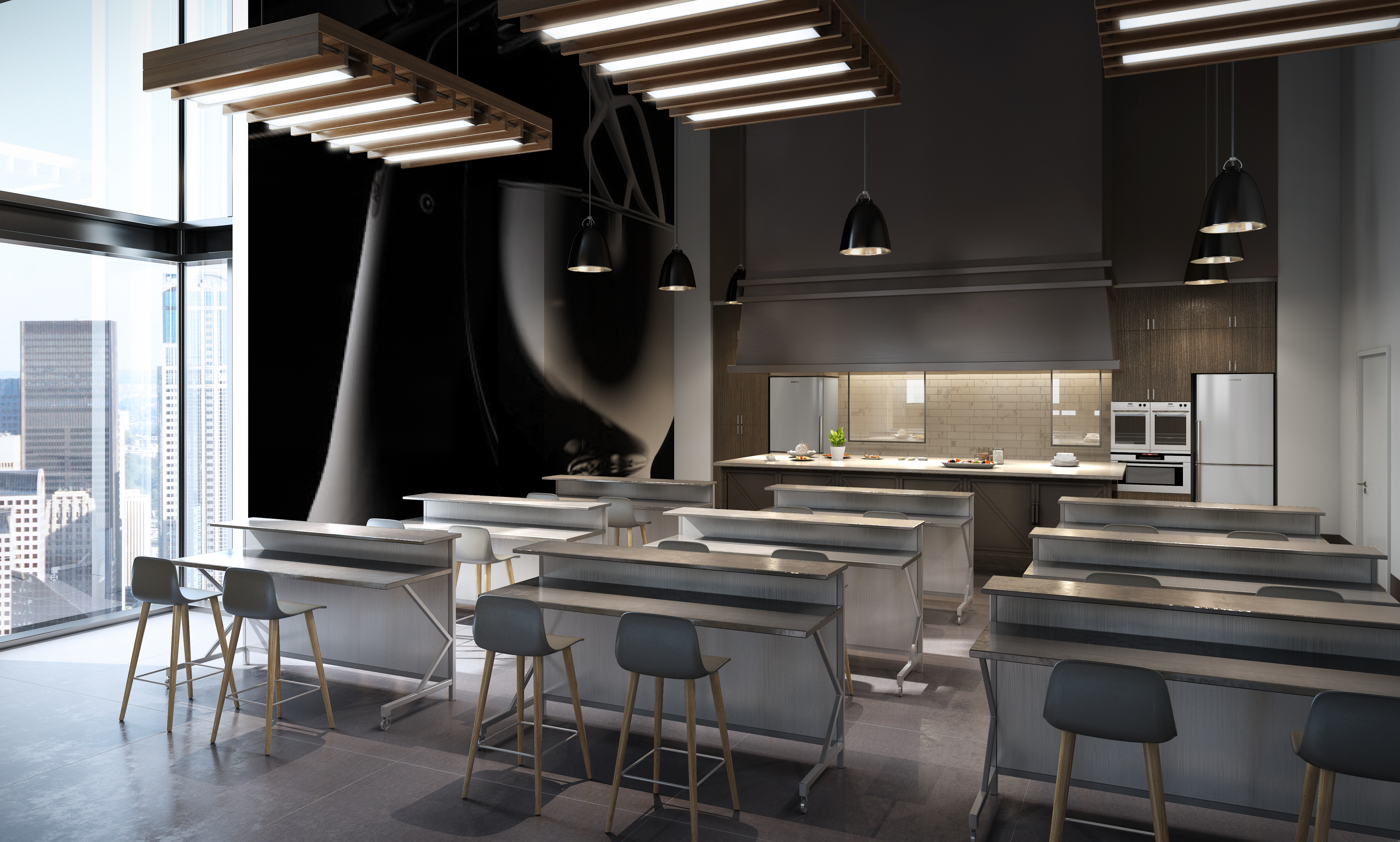 The Epicurean Theater at Epicurean Atlanta hotel. / Courtesy of Epicurean Atlanta