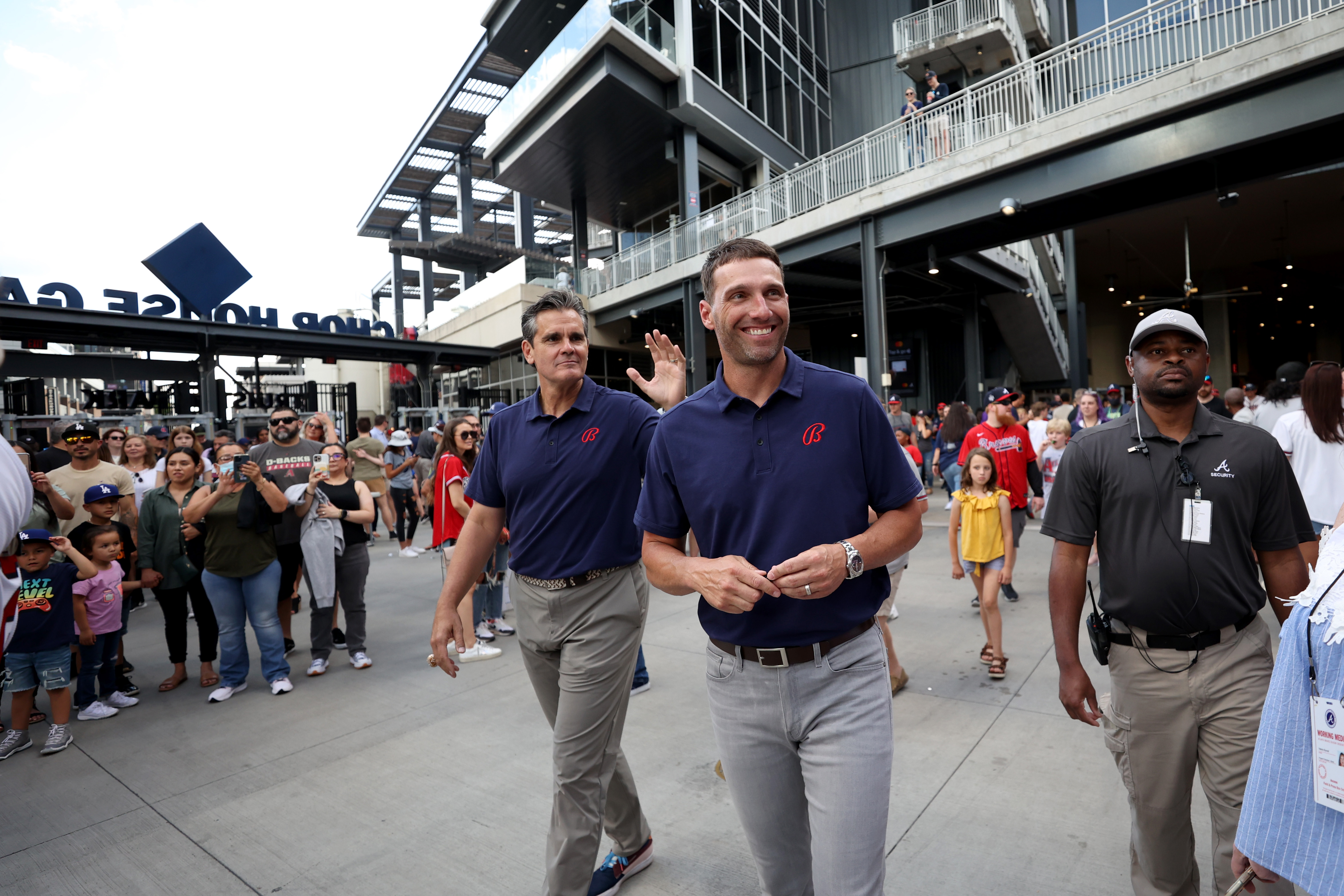 Braves broadcasters will move into the stands for Friday's game