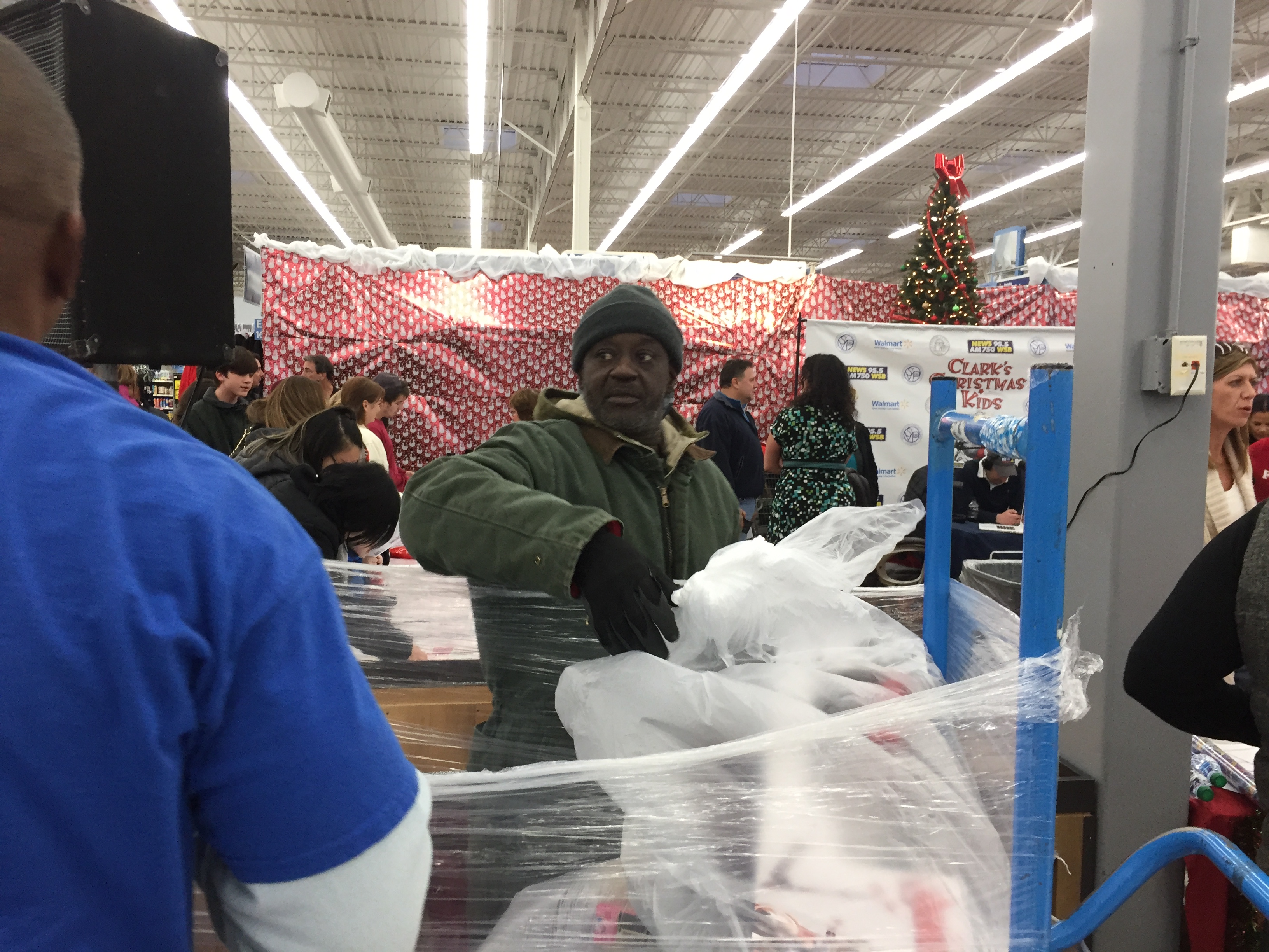 George Thomas works for Society of St. Vincent de Paul Georgia, which helped coordinate the collection and distribution of the toys all across the state. CREDIT: Rodney Ho/ rho@ajc.com