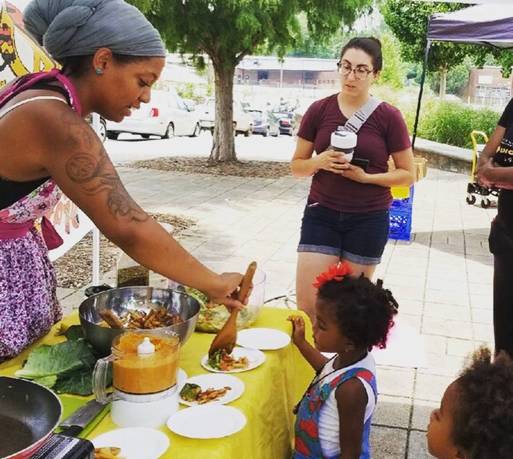 Local chefs are available at many markets, including the West End Farmers Market ATL, to suggest simple recipes that use the best of what the farmers are selling that week. CONTRIBUTED BY ANDREA BLANTON