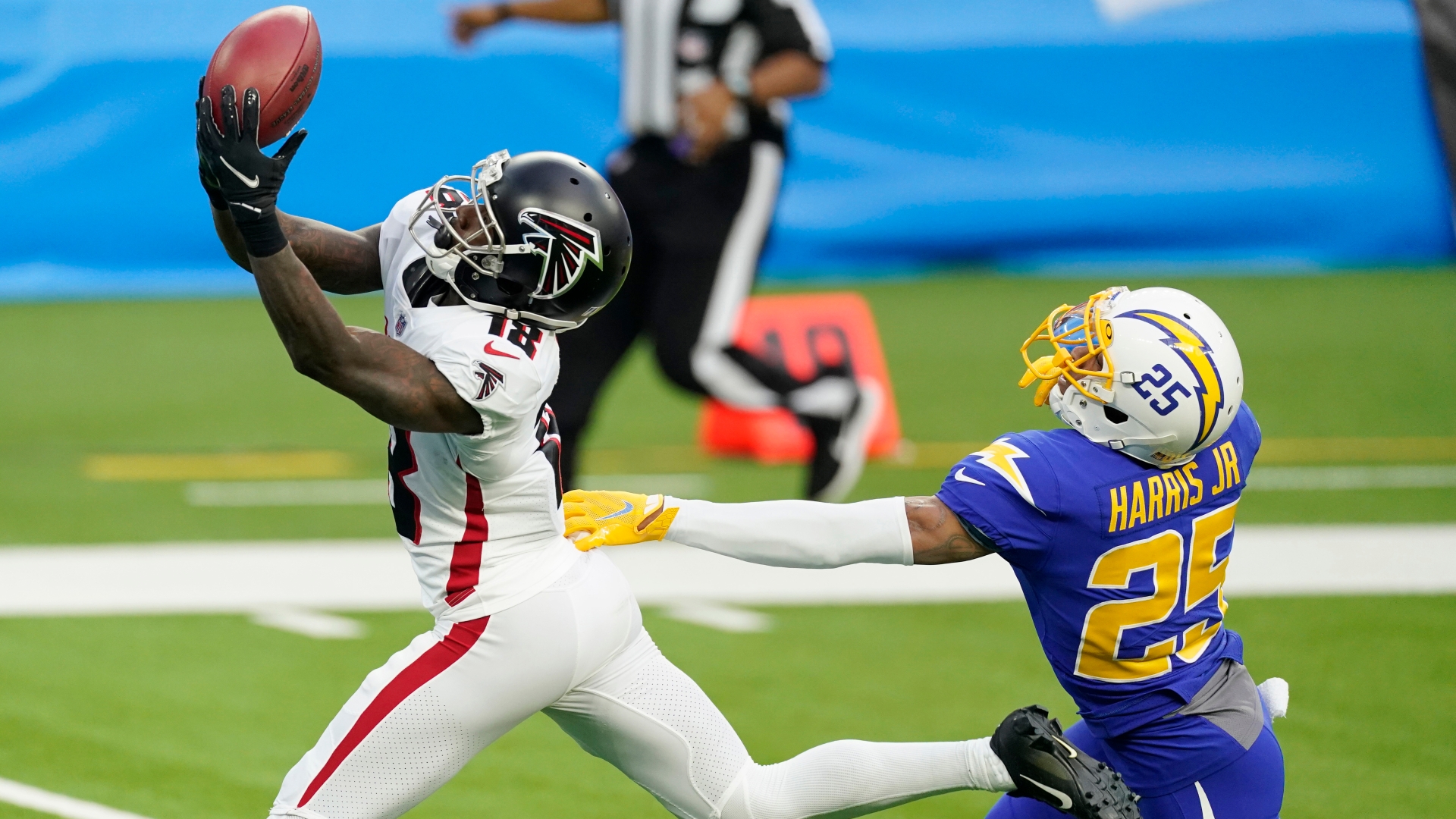 The Atlanta Falcons select Calvin Ridley 26th overall in the 2018