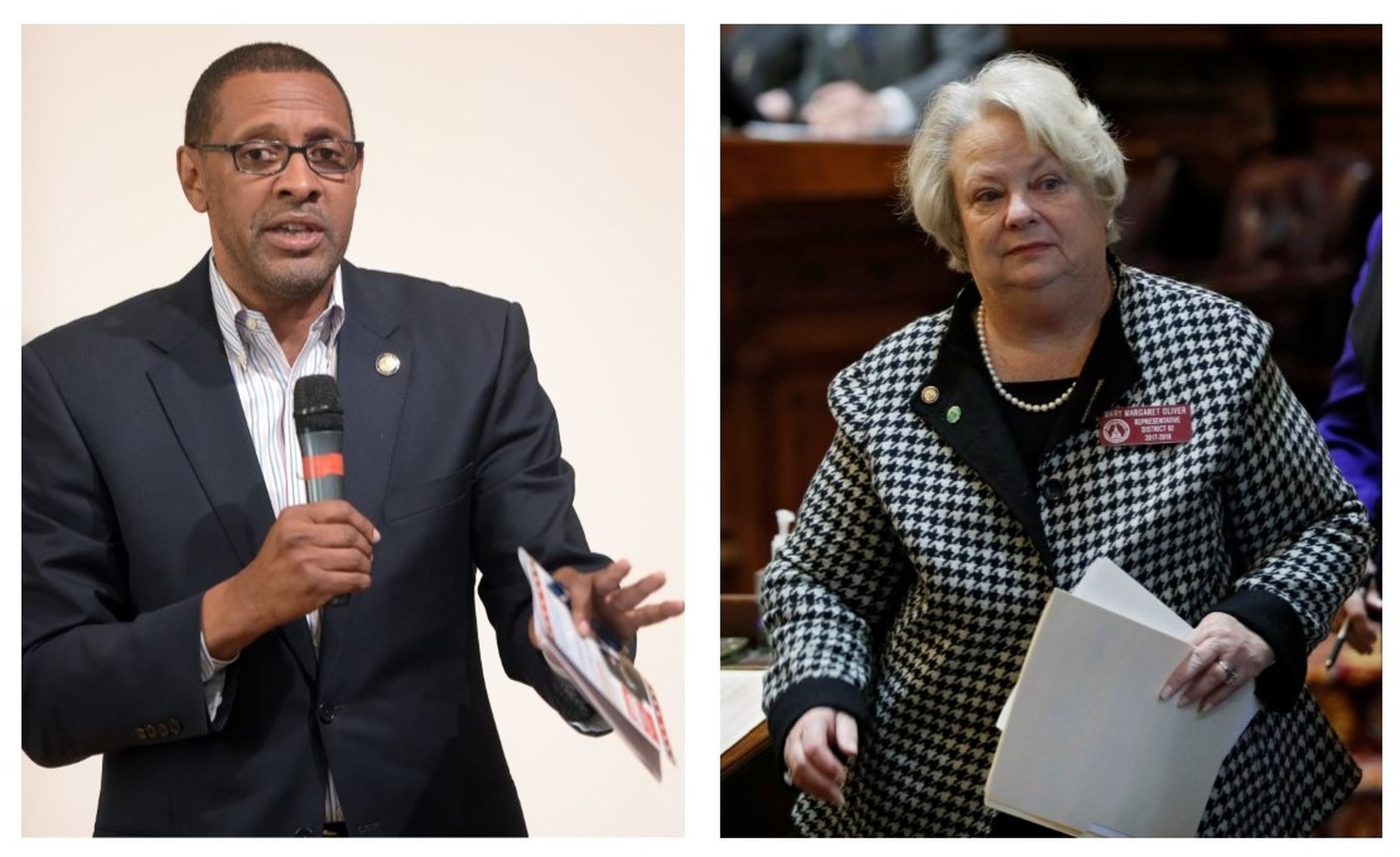 State Rep. Vernon Jones, D-Lithonia, and state Rep. Mary Margaret Oliver, D-Decatur, exchanged tense emails that highlighted disagreements over proposals to reform DeKalb County’s ethics board.