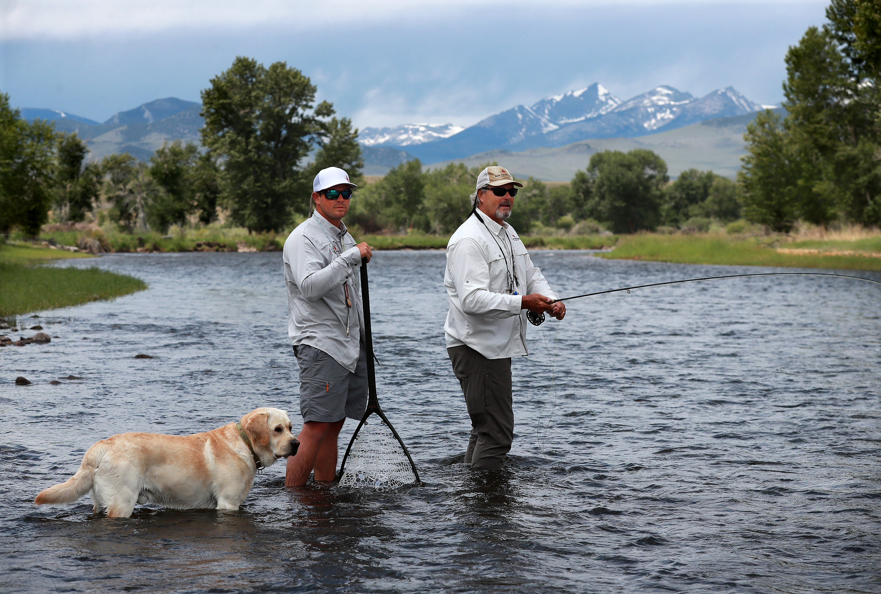 A day spent fly-fishing with an old Falcon is better than most