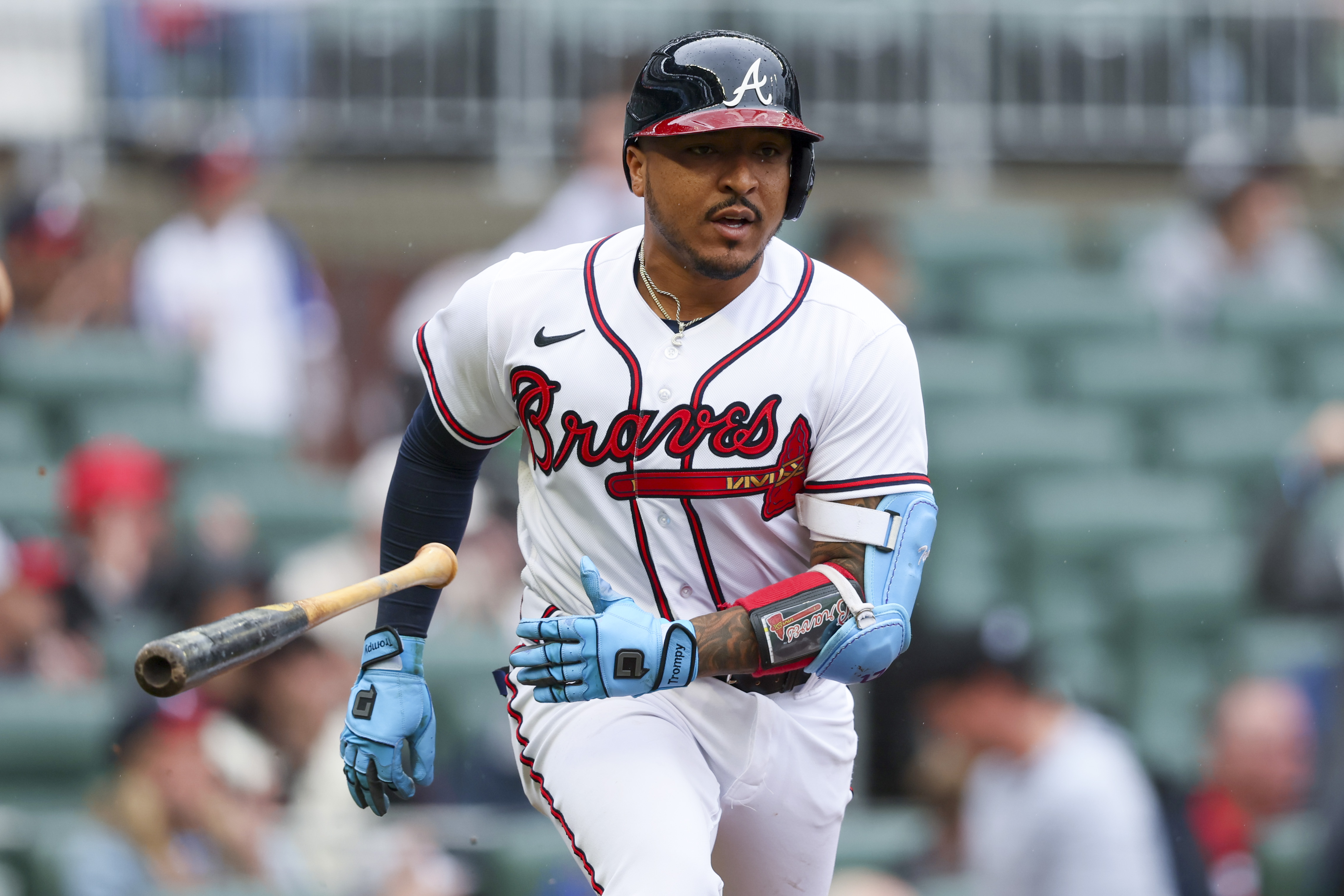 Atlanta Braves catcher Chadwick Tromp (60) is photographed at the