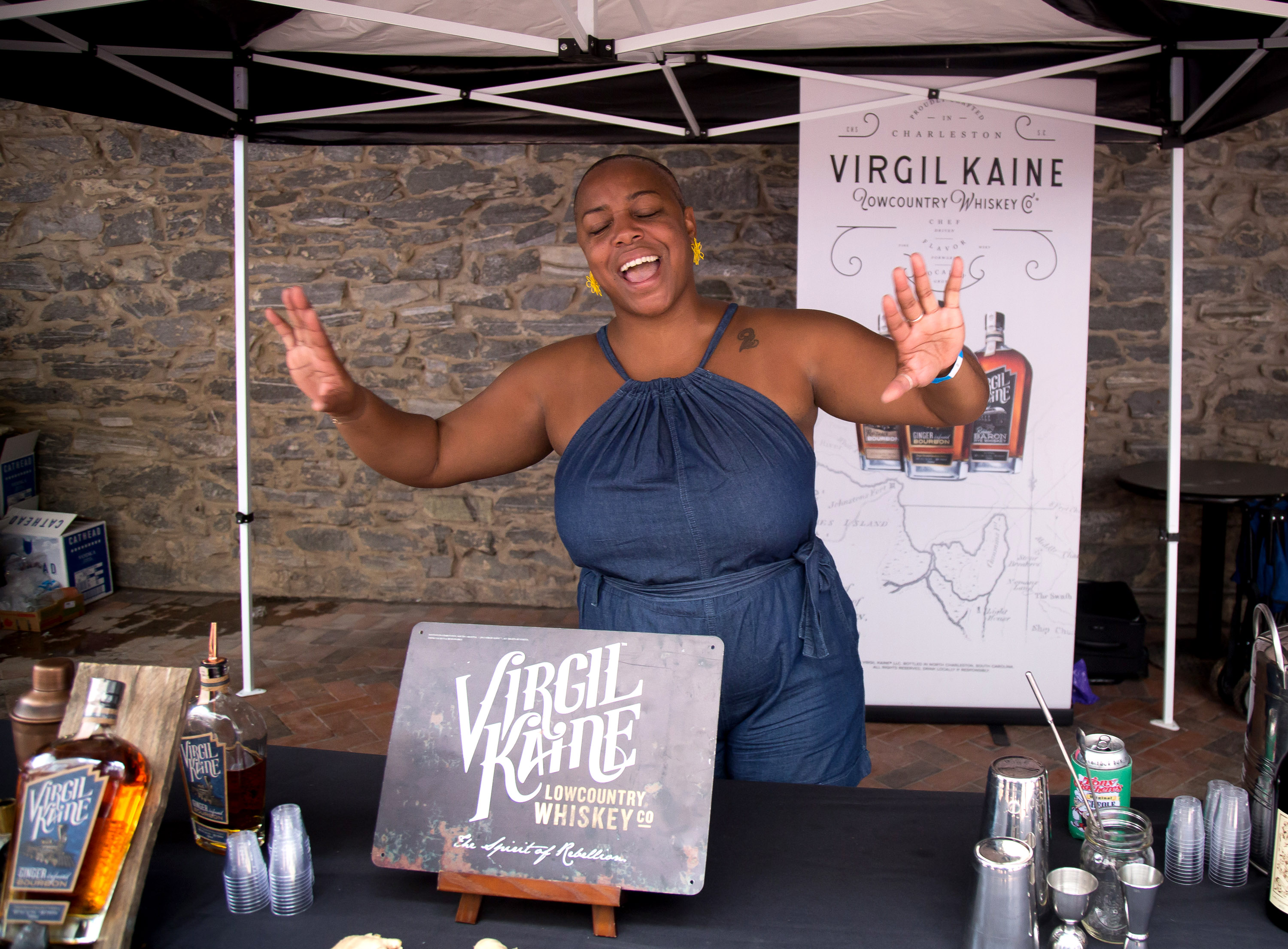Tiffanie Barriere at the 2018 Dames + Dregs Beer Festival in Atlanta. Courtesy of Steve Schaefer
