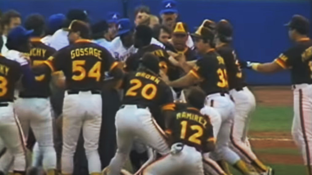 Aug, 12, 1984: Braves-Padres brawl at Atlanta-Fulton County Stadium